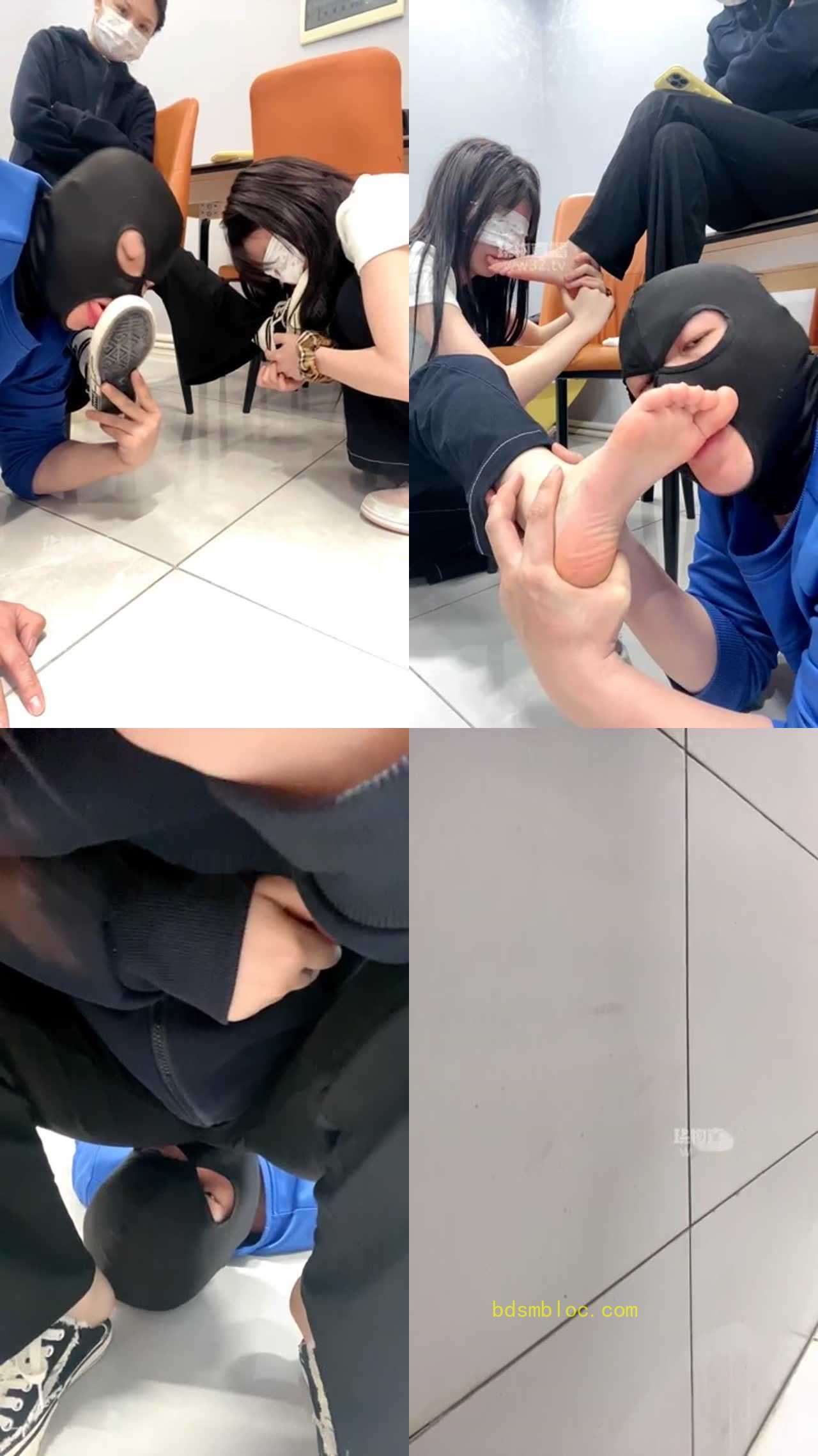 【足彩馆】精神小妹调教情侣 美脚侍奉 双女主黄金喂食