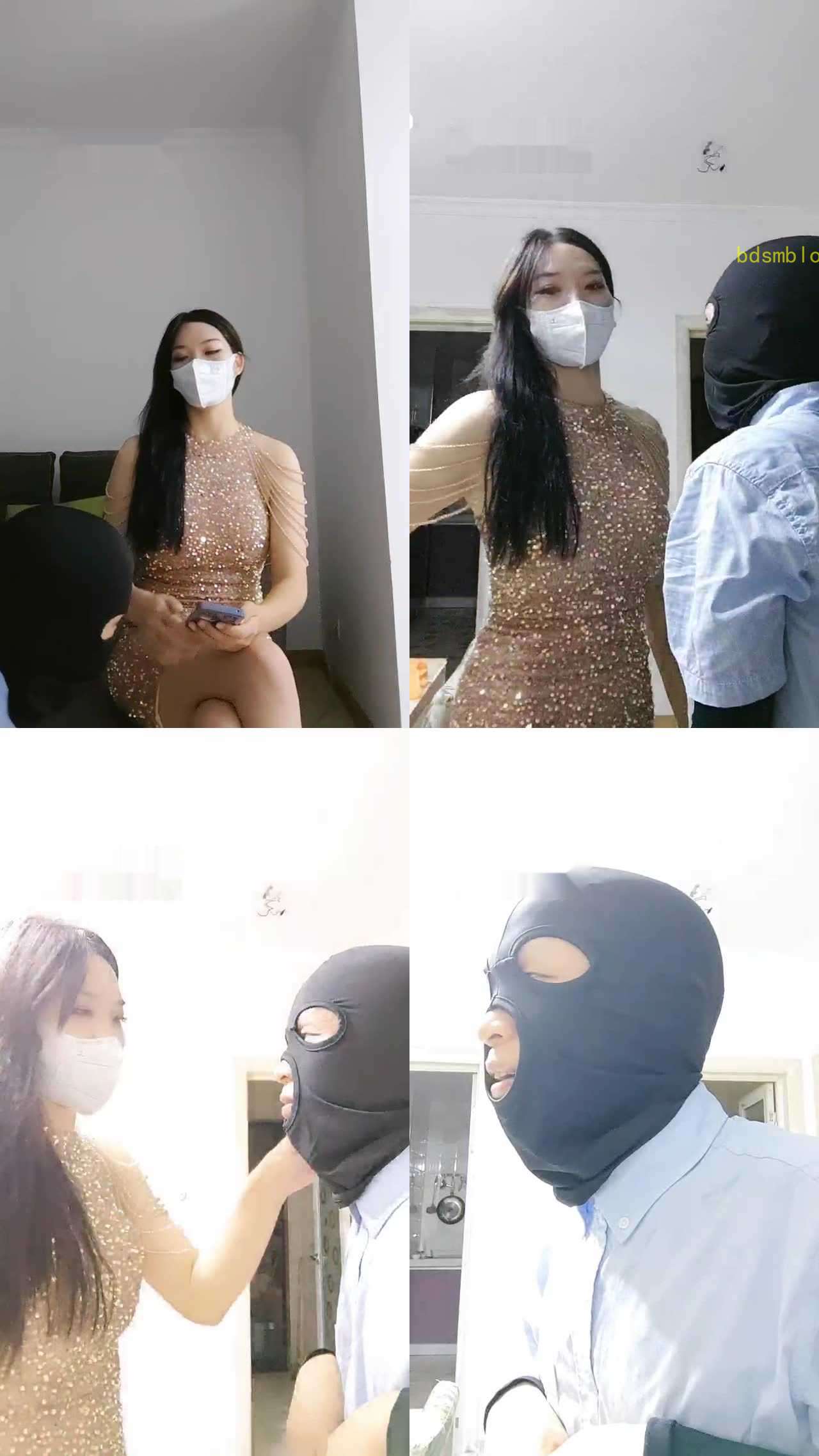 【馨然】挑战暴力耳光300下