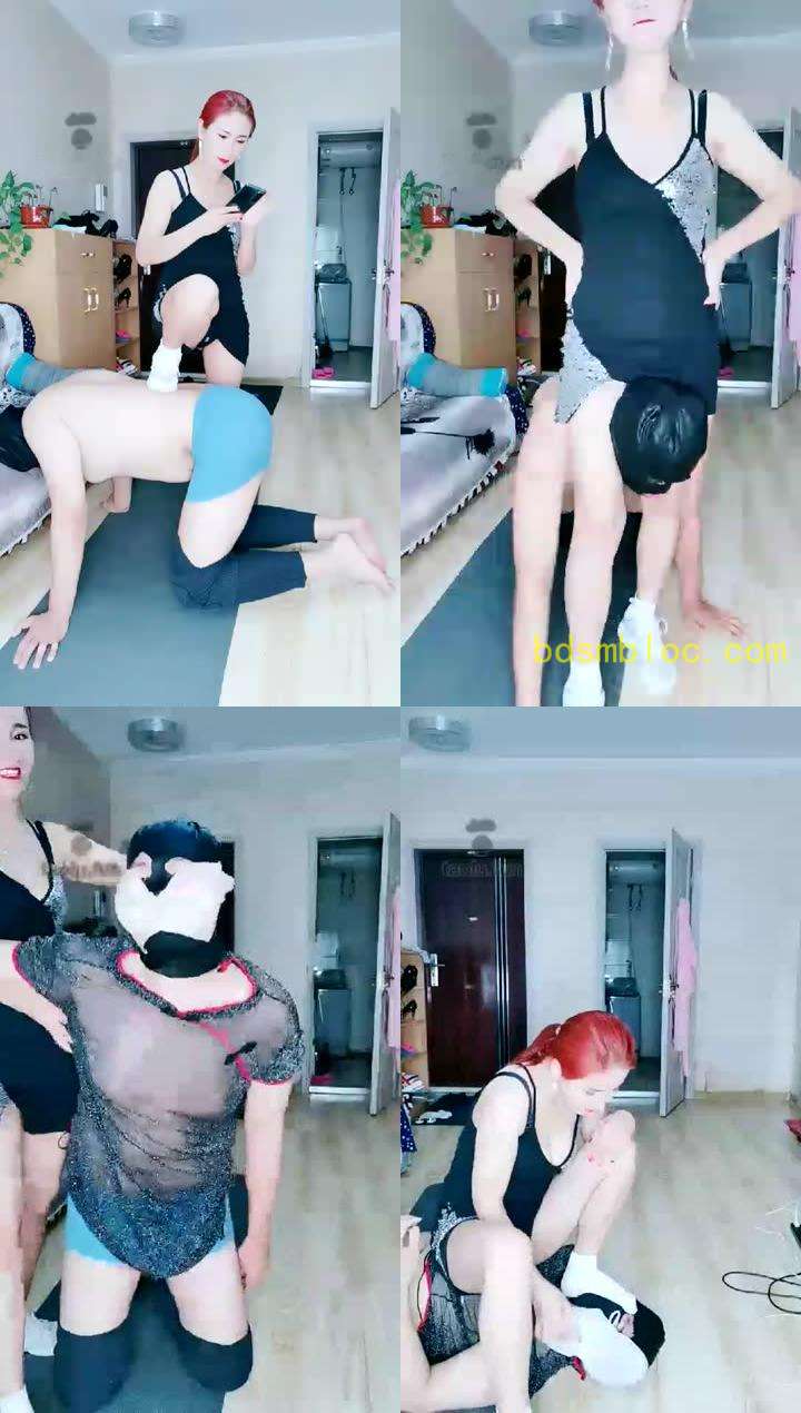 【楚琪】运动鞋玩会骑马虐乳深喉