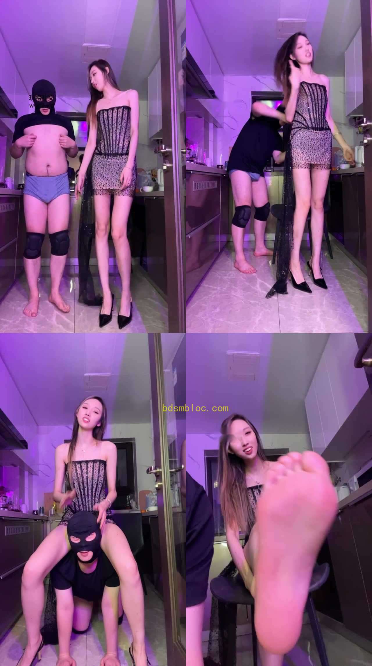 【04情侣主】身高差羞辱-掐乳转胯狗爬