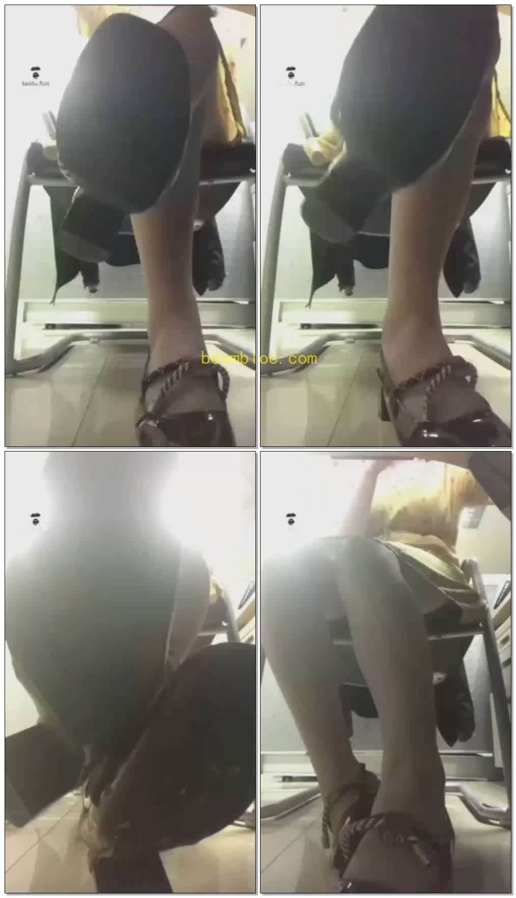 【圆圆s】第一视角在办公室偷窥鞋底