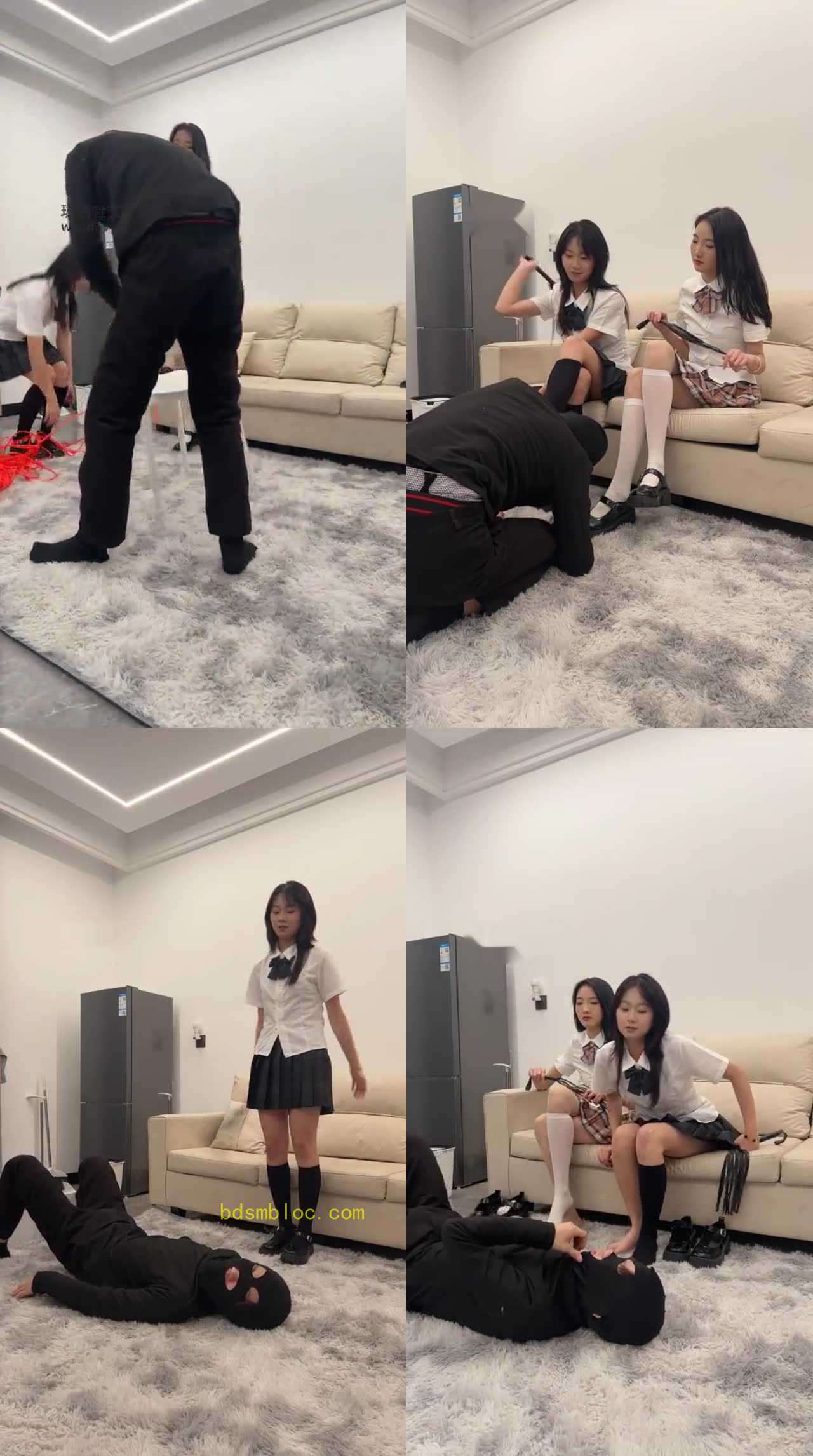 【白鹭】JK双主调教