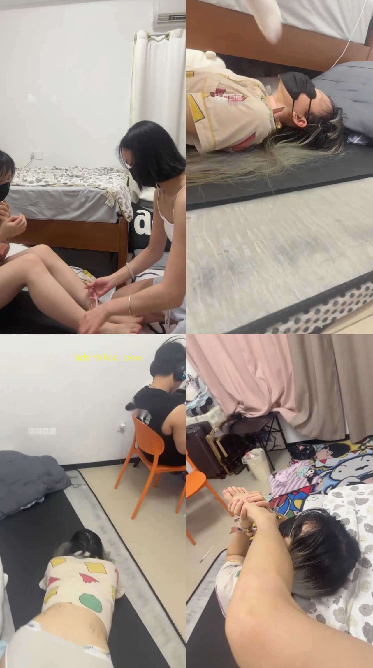 【Wh饭饭S】日常调教扎带捆绑