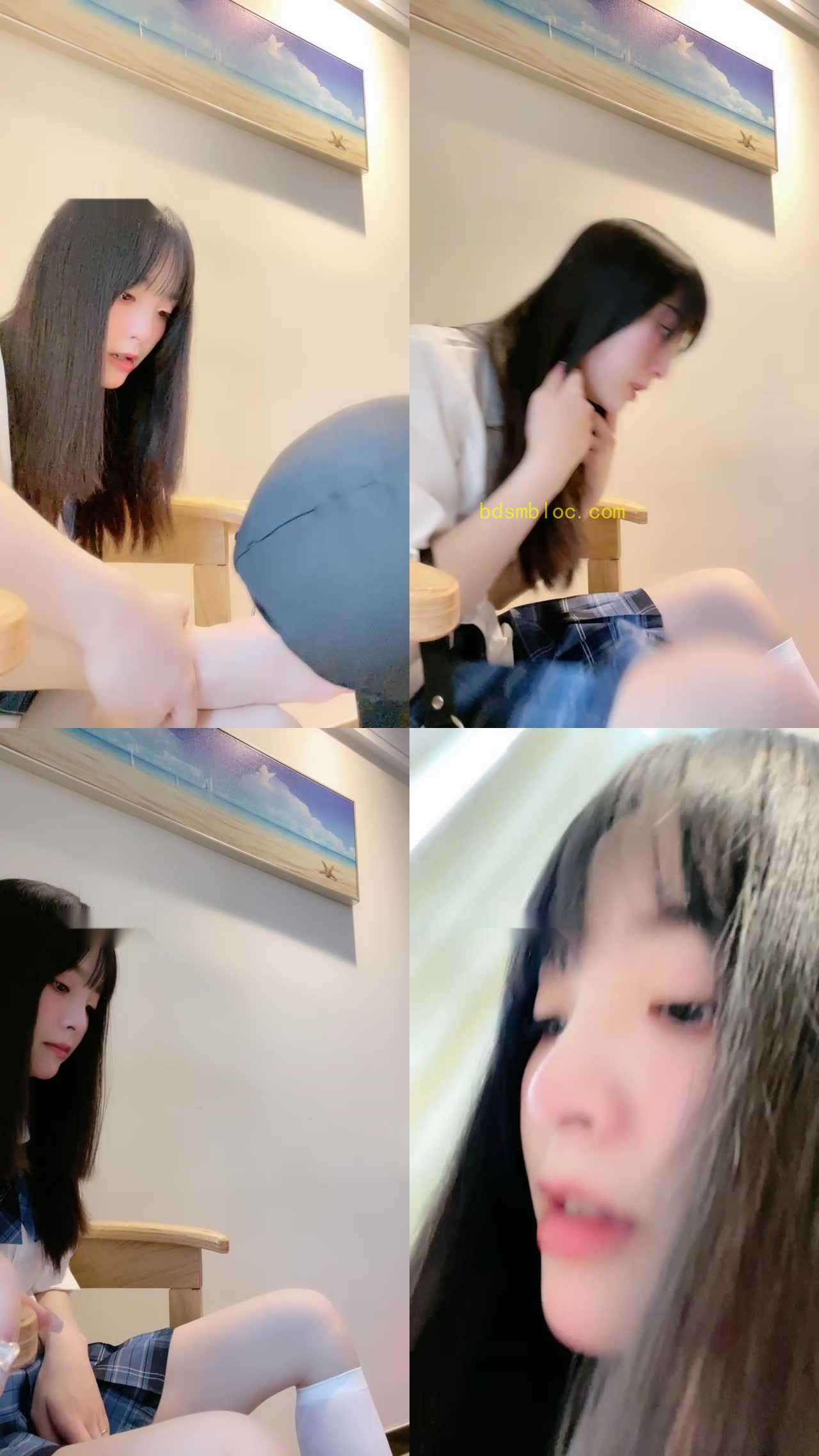 【小欲魔王】JK小姐姐白丝裸足恋足舔