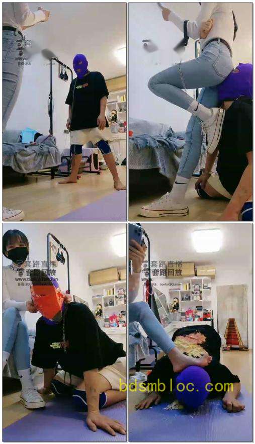 【暴力美学s】帆布鞋踢档窒息汗脚面包