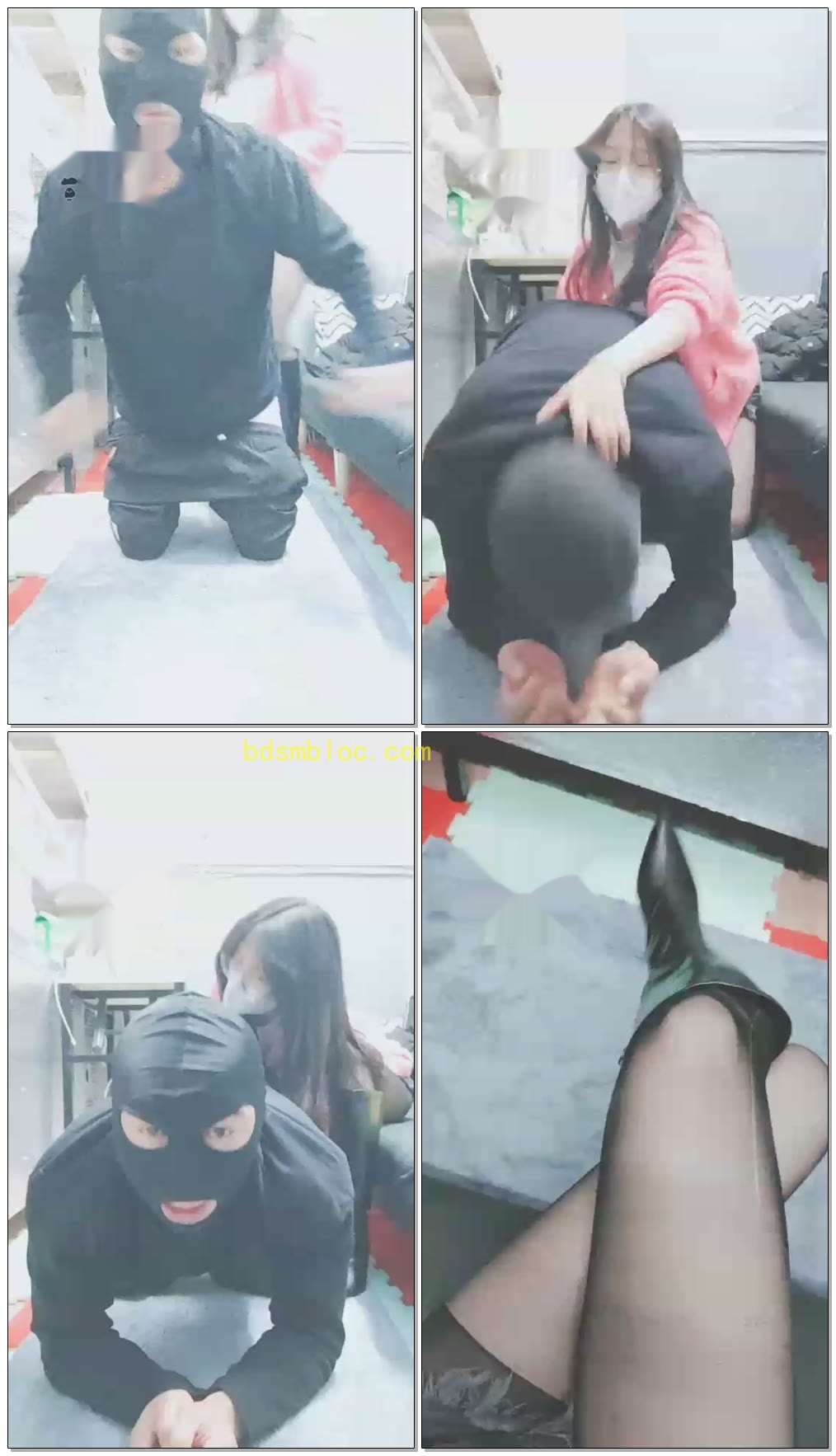 【灵竹】强制贱狗射精