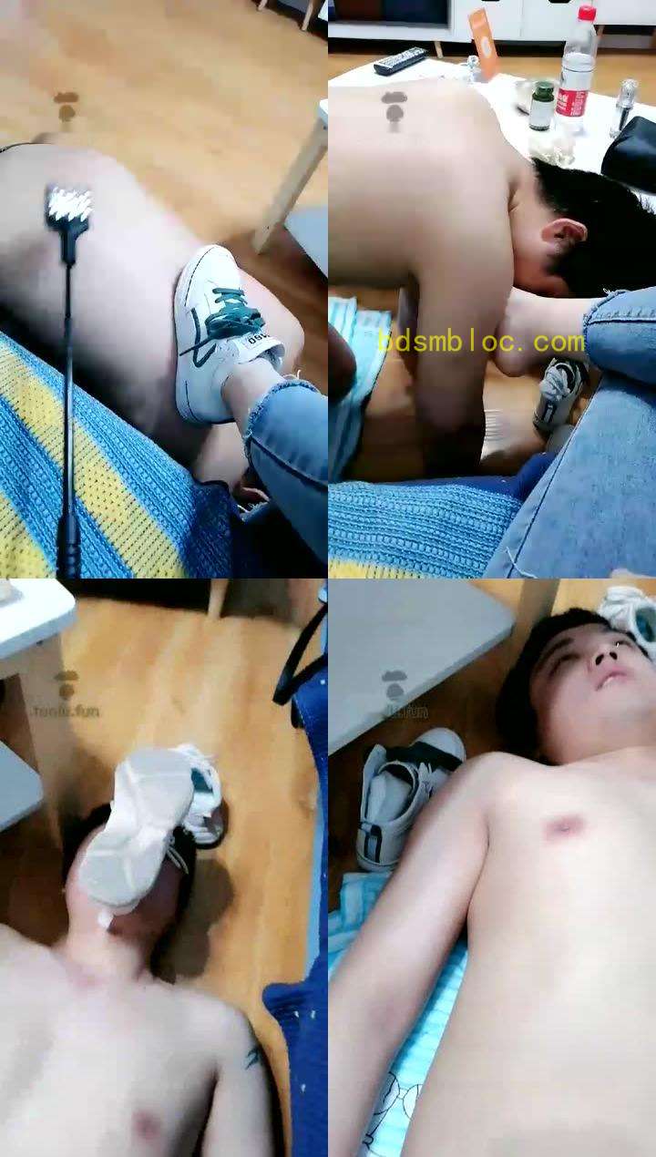 【黛颜】随心玩狗SP,舔脚,虐乳