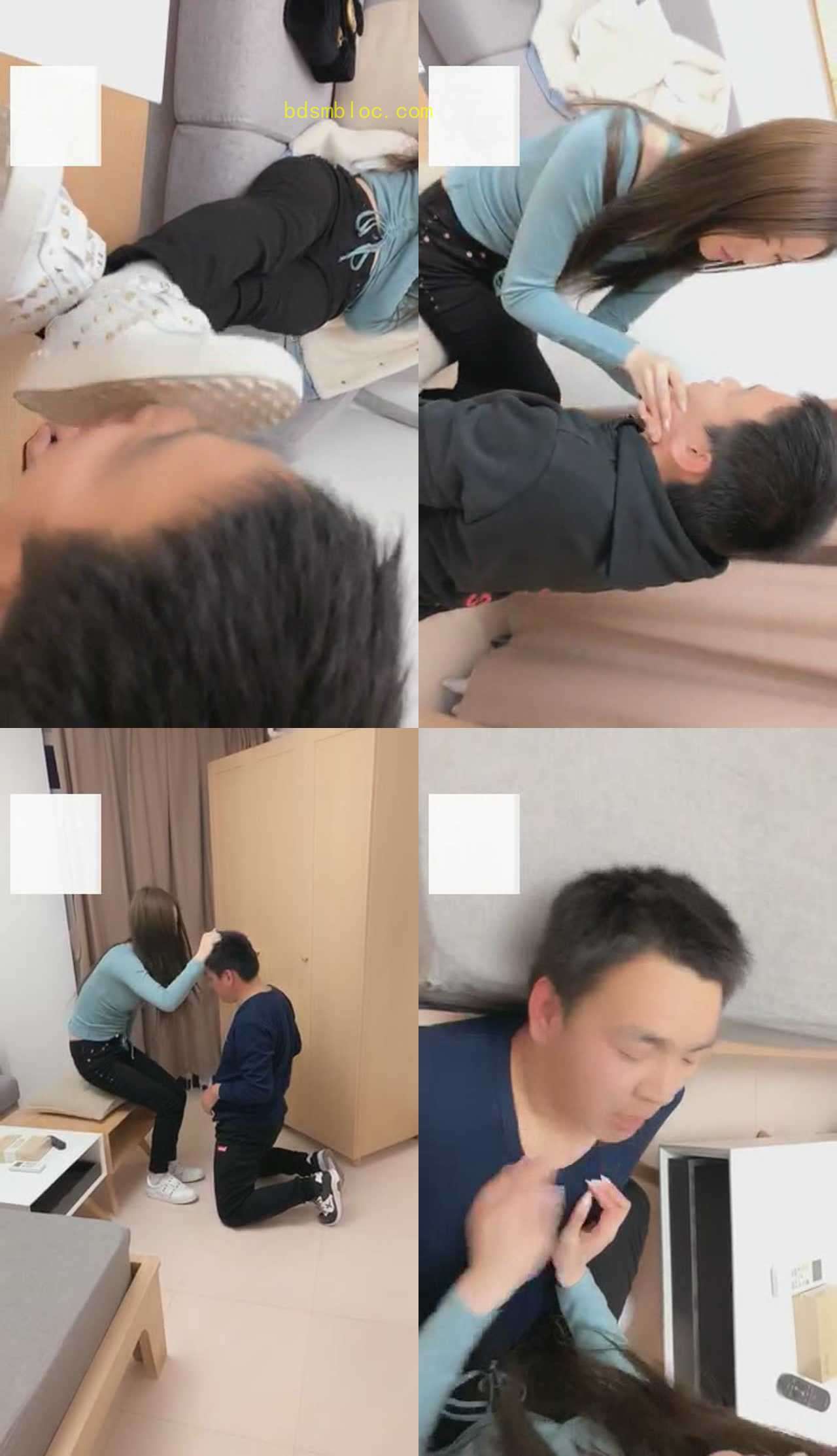【艾丝】【VIVI】圈养家奴悲催的命运:小白鞋棉袜虐待