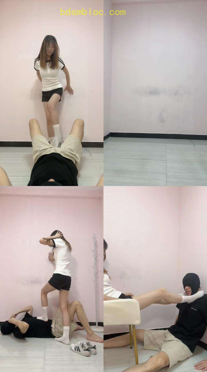 【狗哥】体操女神贝壳头白丝踩虐