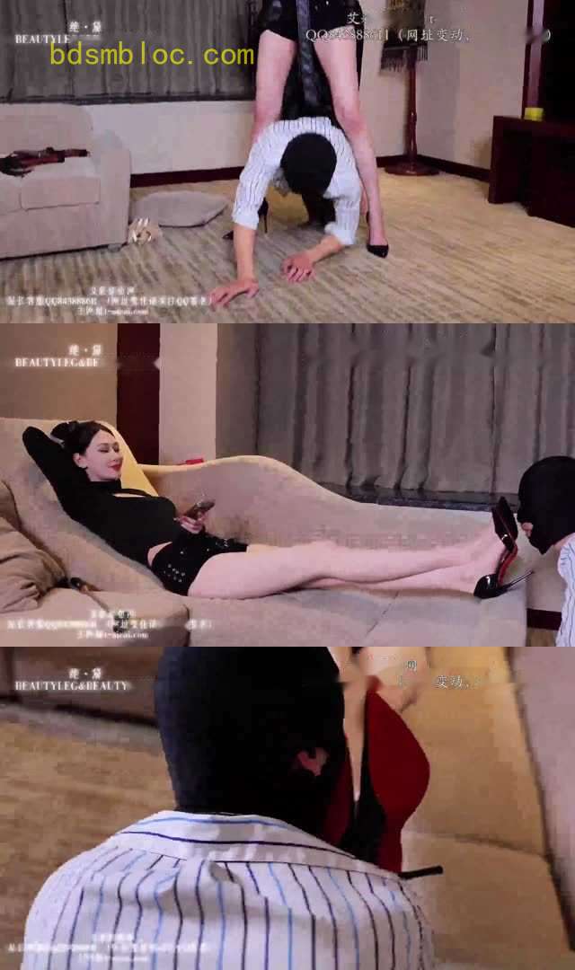 【艾琳】180cm长腿模特驯服马奴恋足高跟