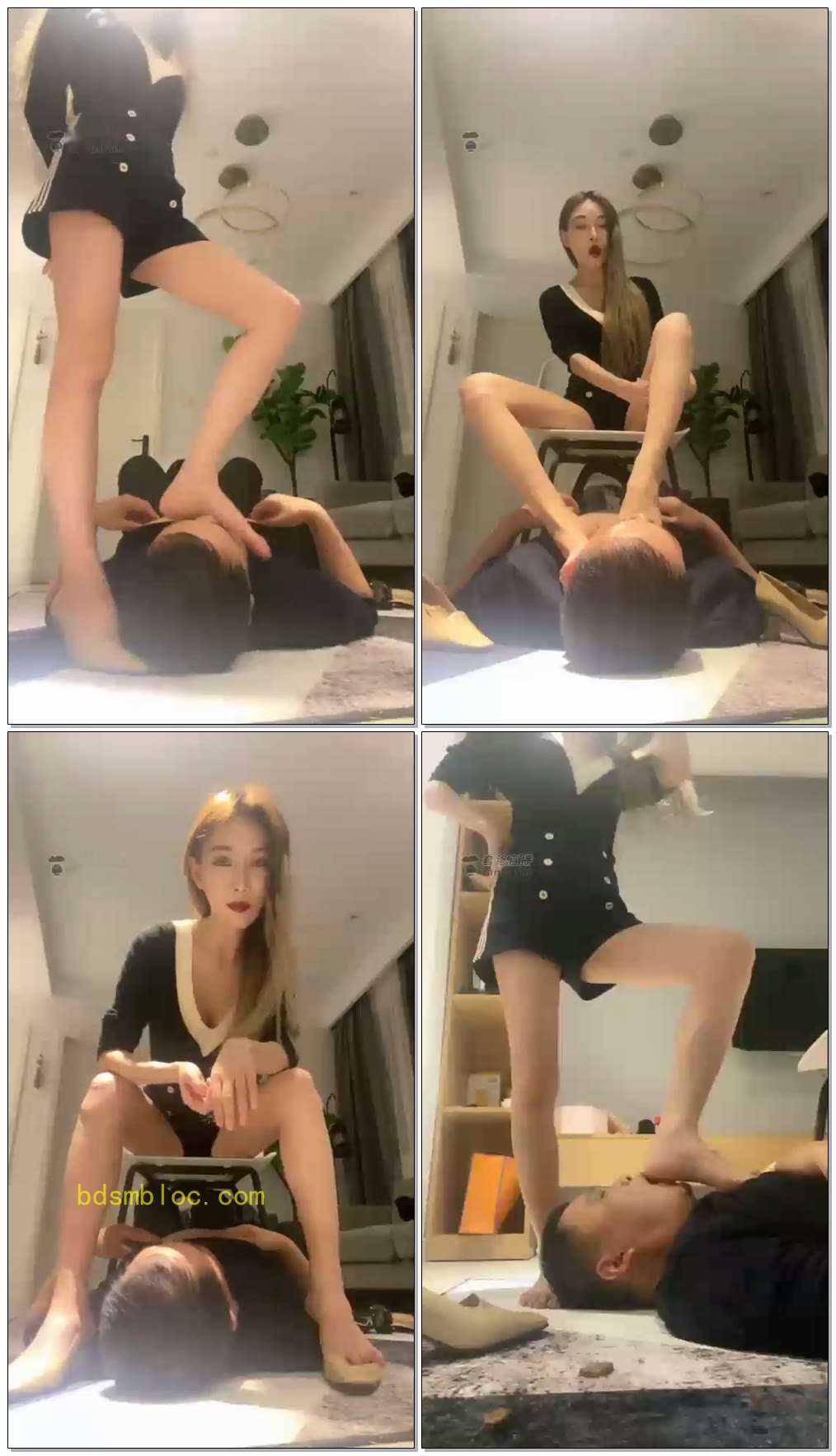 【伊茜】鞋耳光+脚耳光+裸足深喉