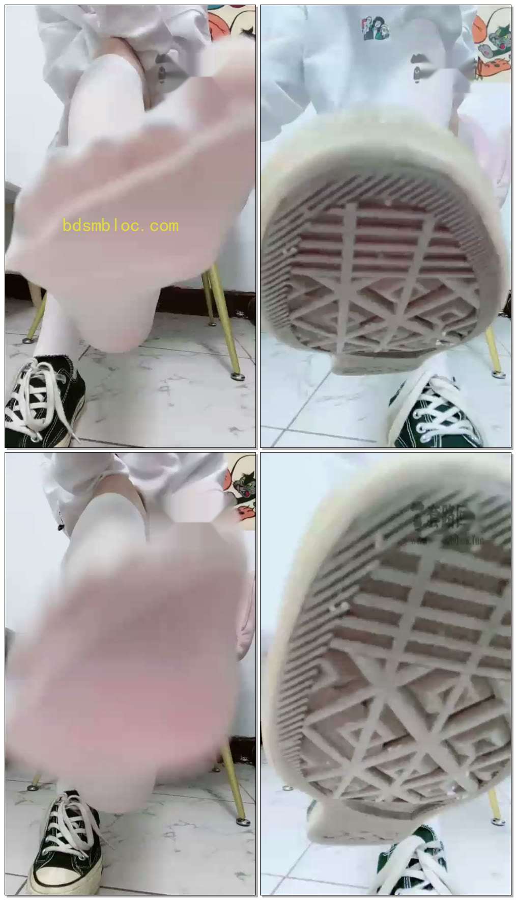 【Q月s】第一视角红绿灯帆布鞋白袜