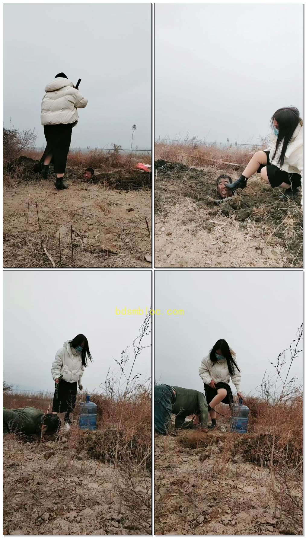 【沐颜s】活埋老狗，圣水淋头
