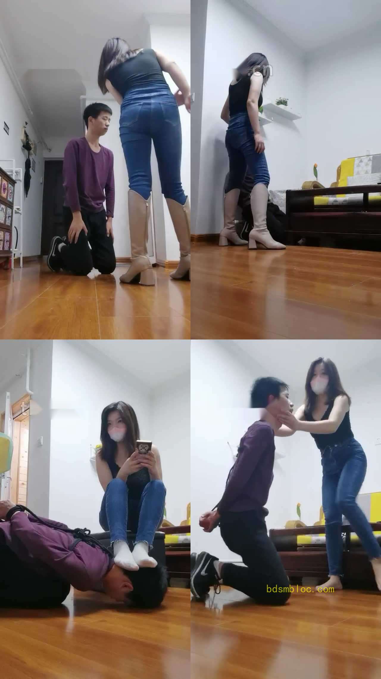 【奶御】耳光抽/转胯爬行/长靴提档/白袜踩狗头