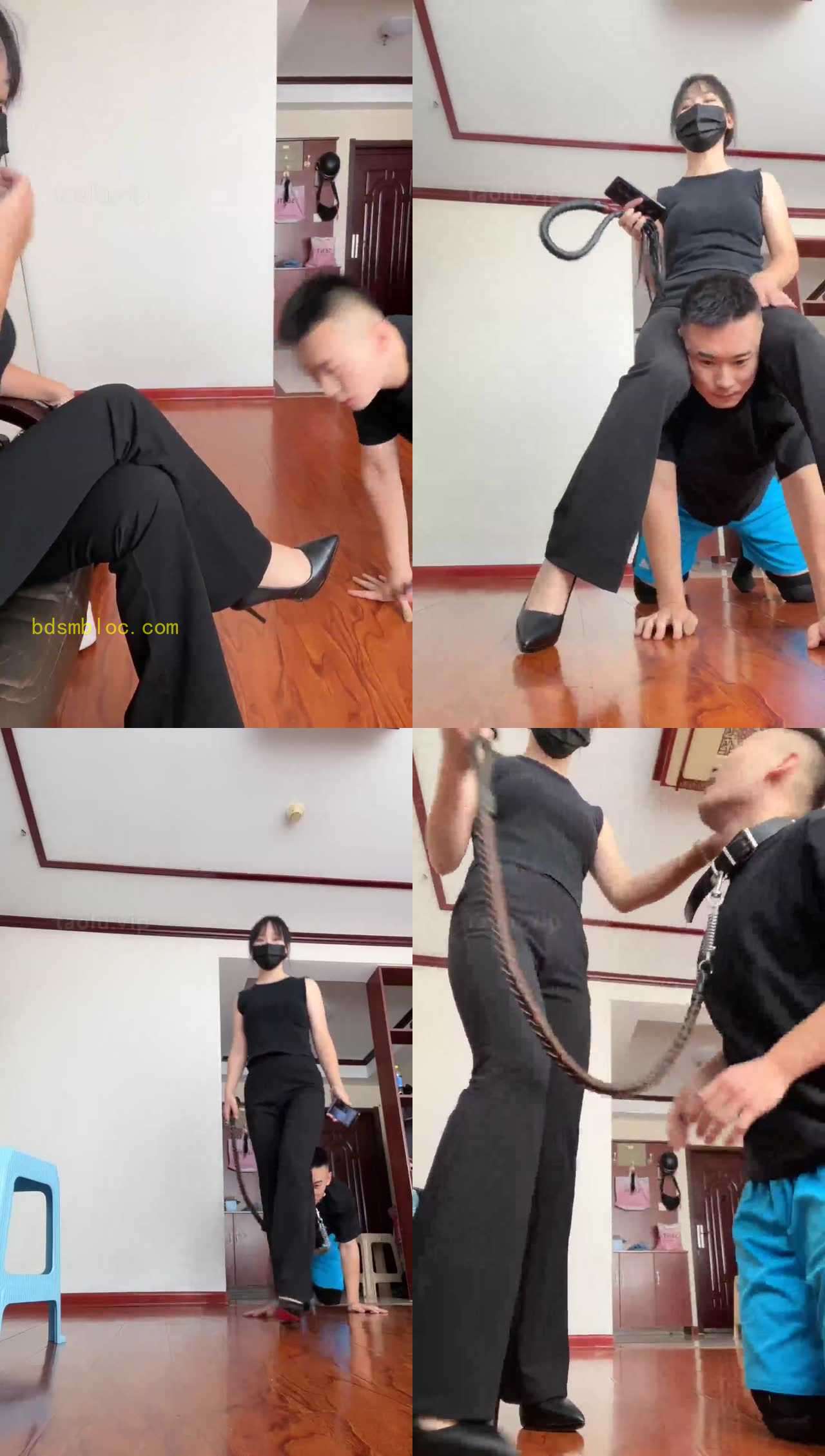 【悦主】调教脚奴 舔脚 深喉