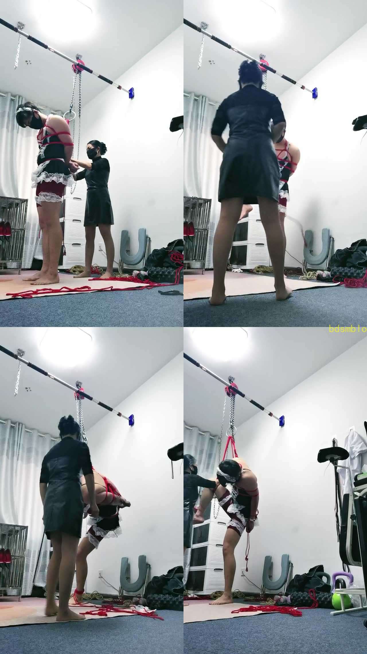 【浮华】女王教程-绳缚吊绑练习