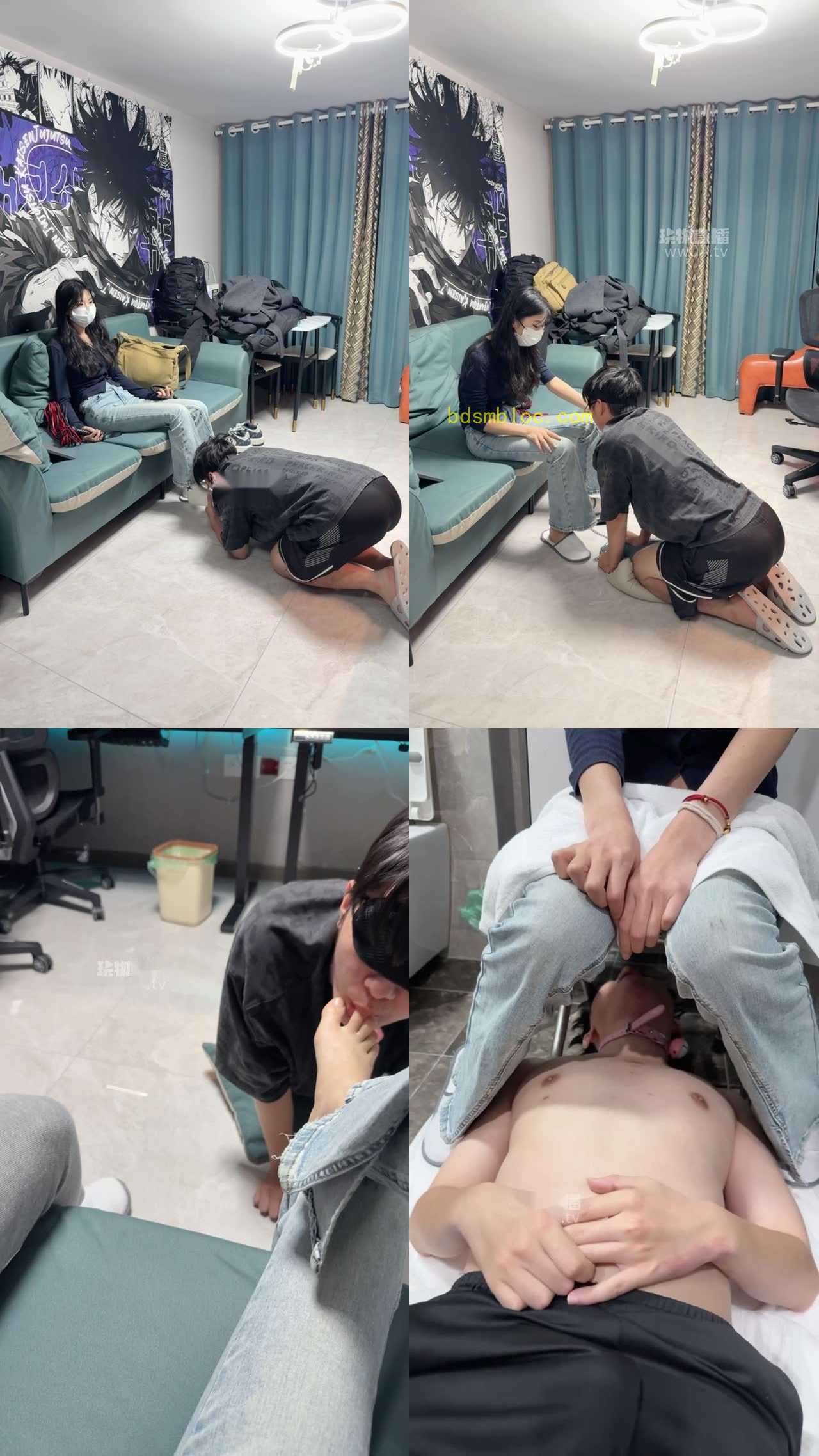 【安徽情侣主s】踩踏圣水耳光