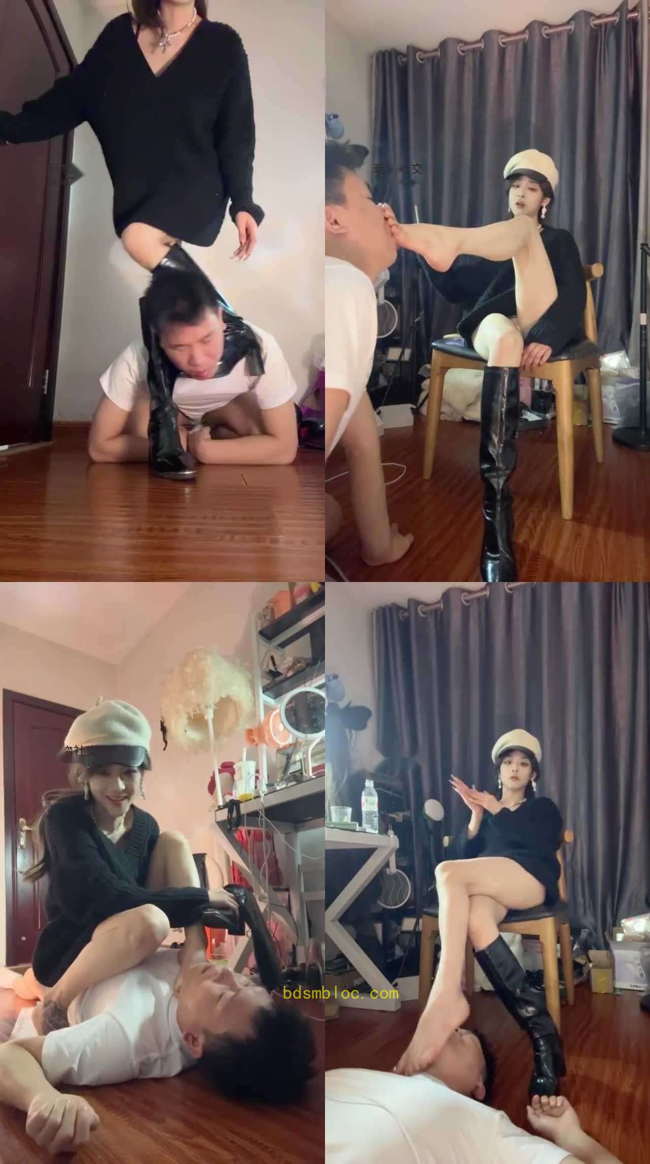 【不知名美女】踢裆 踩踏 圣水