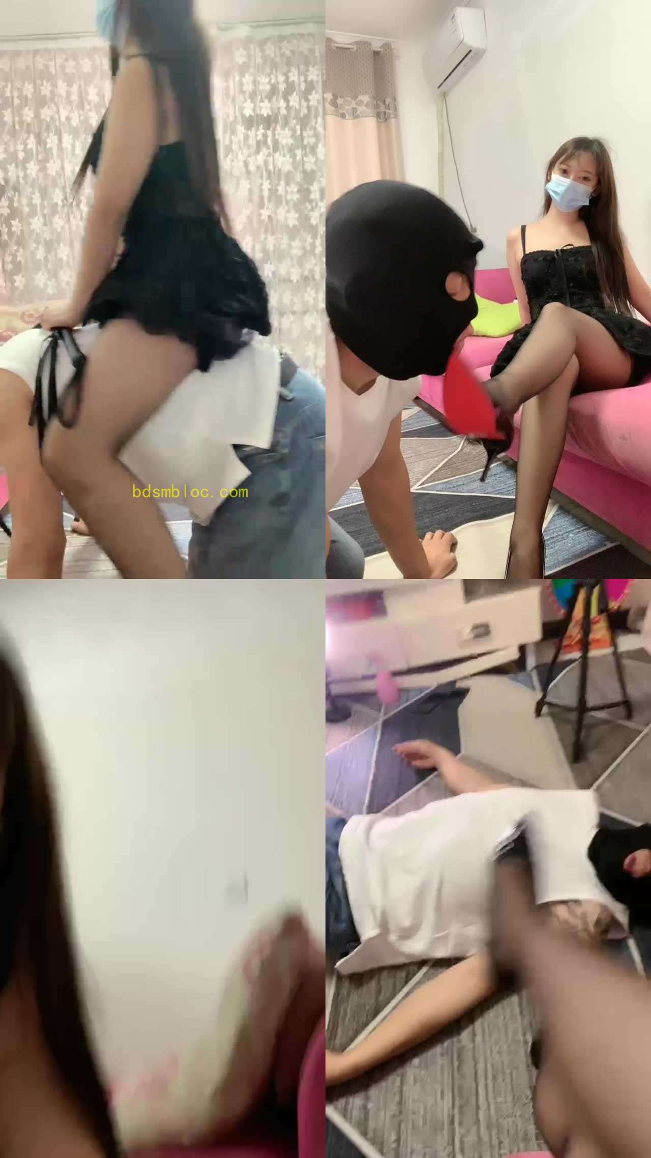 【小灵灵】骑马抽耳光/黑丝脚插嘴/捆绑/提档