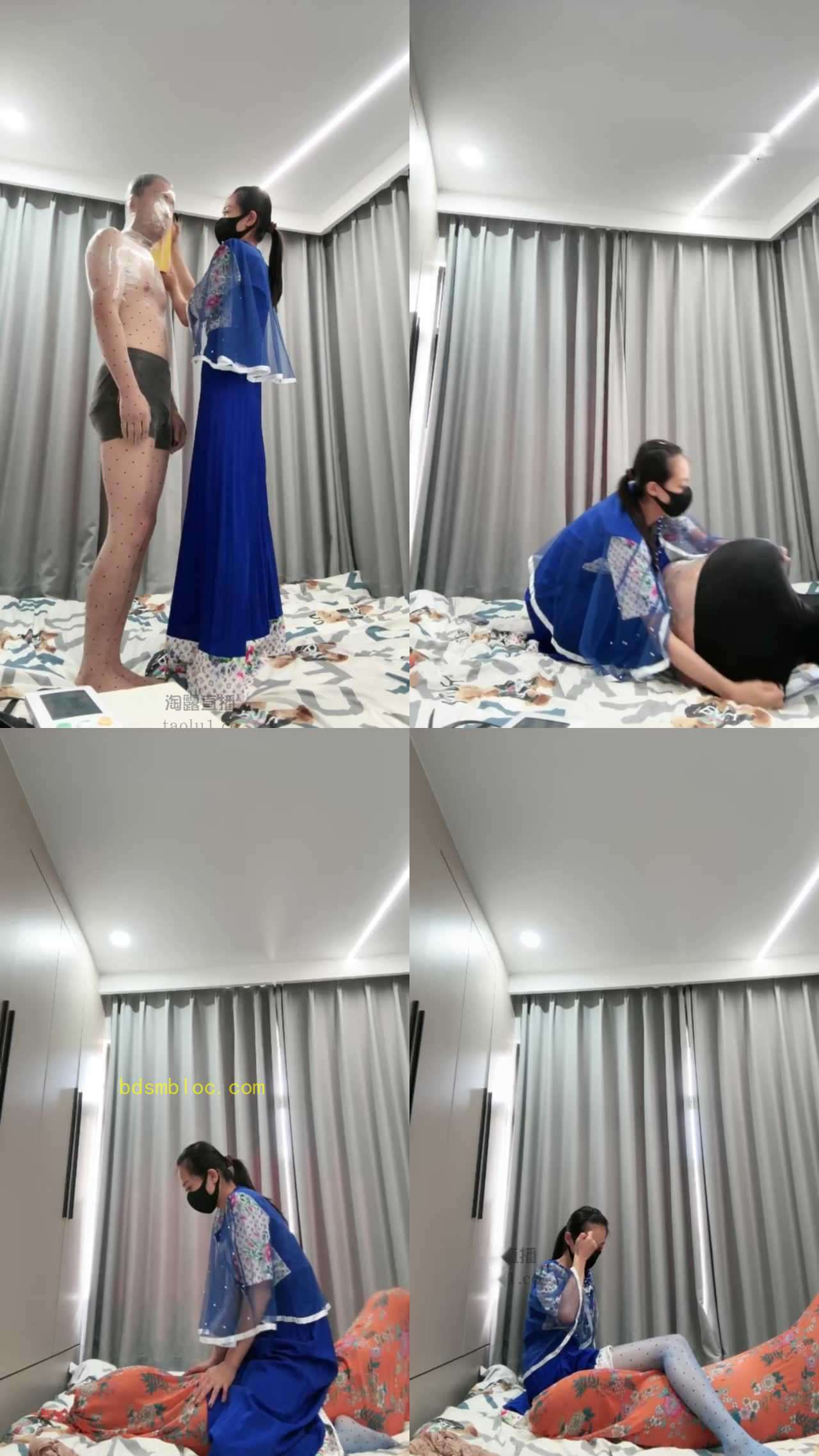 【美娜格格s】木乃伊包裹腿绞各种窒息专场