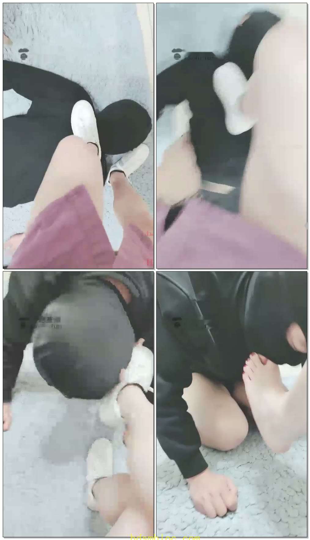 【灵竹S】小白鞋，踩踏，舔鞋，棉袜，恋足