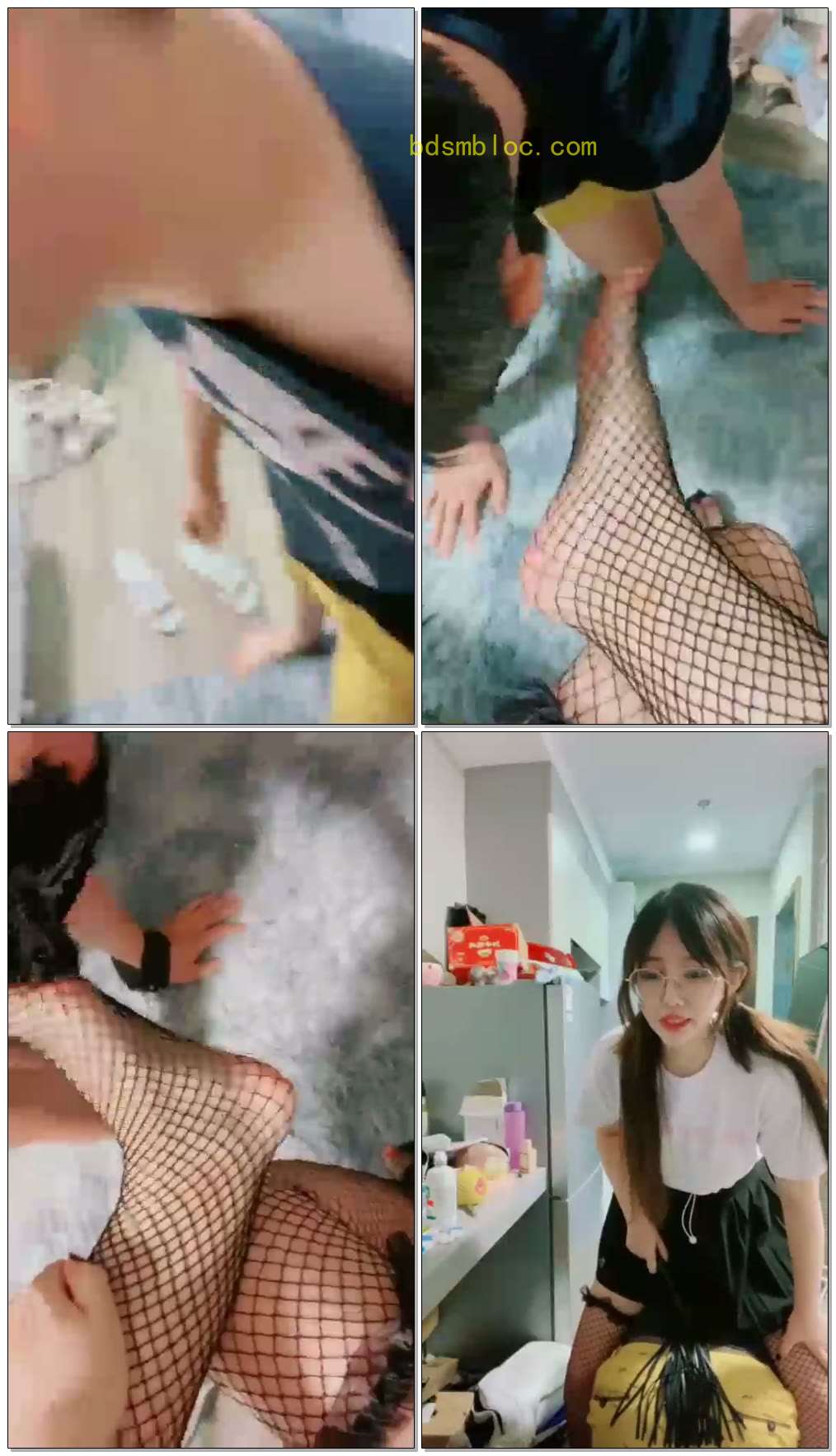 【芭比学生主】女学生玩班主任，高跟网袜