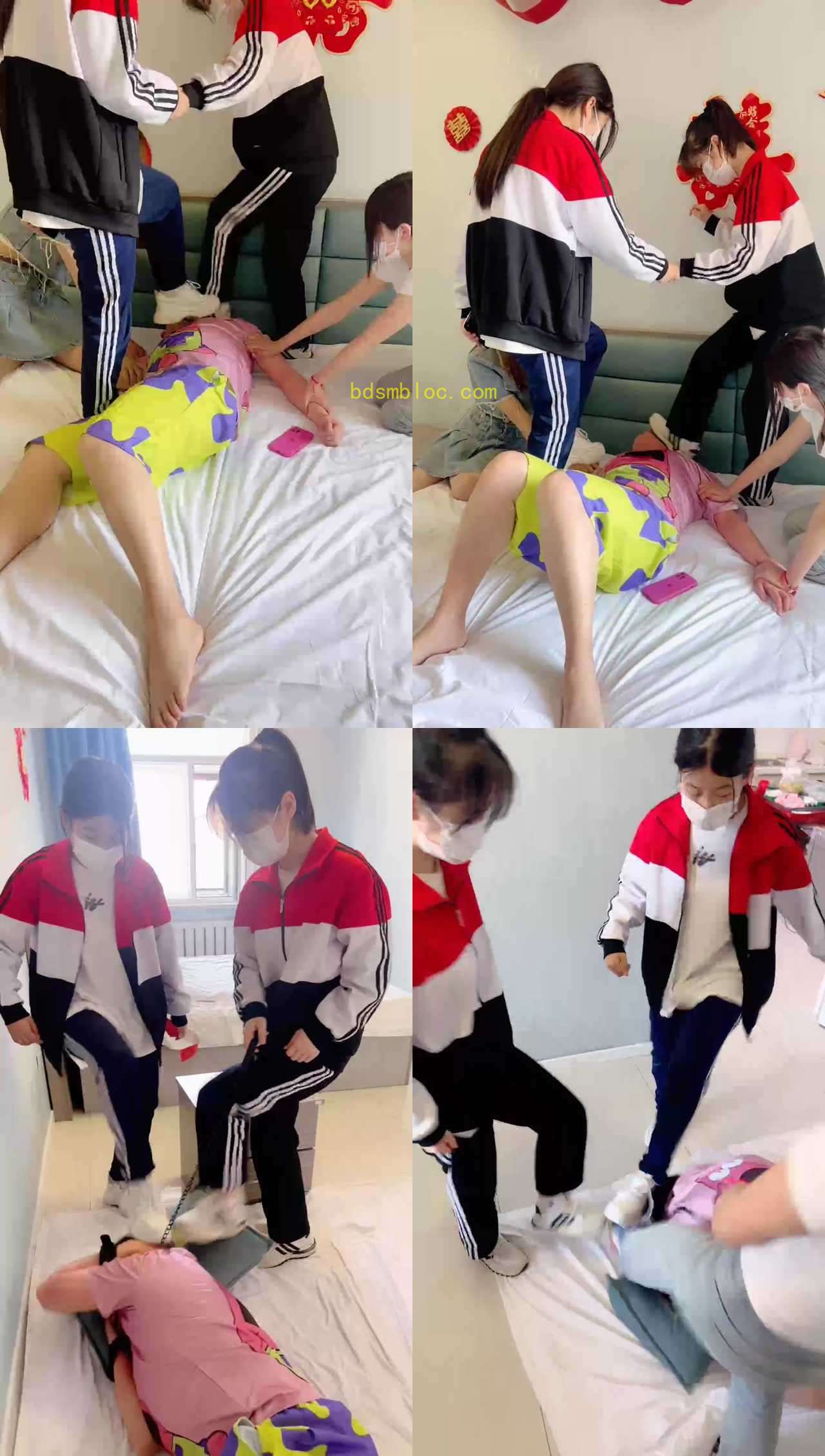 【精神小妹】4S学生主暴虐狠踹/踩头/闻臭鞋/升水加官窒息