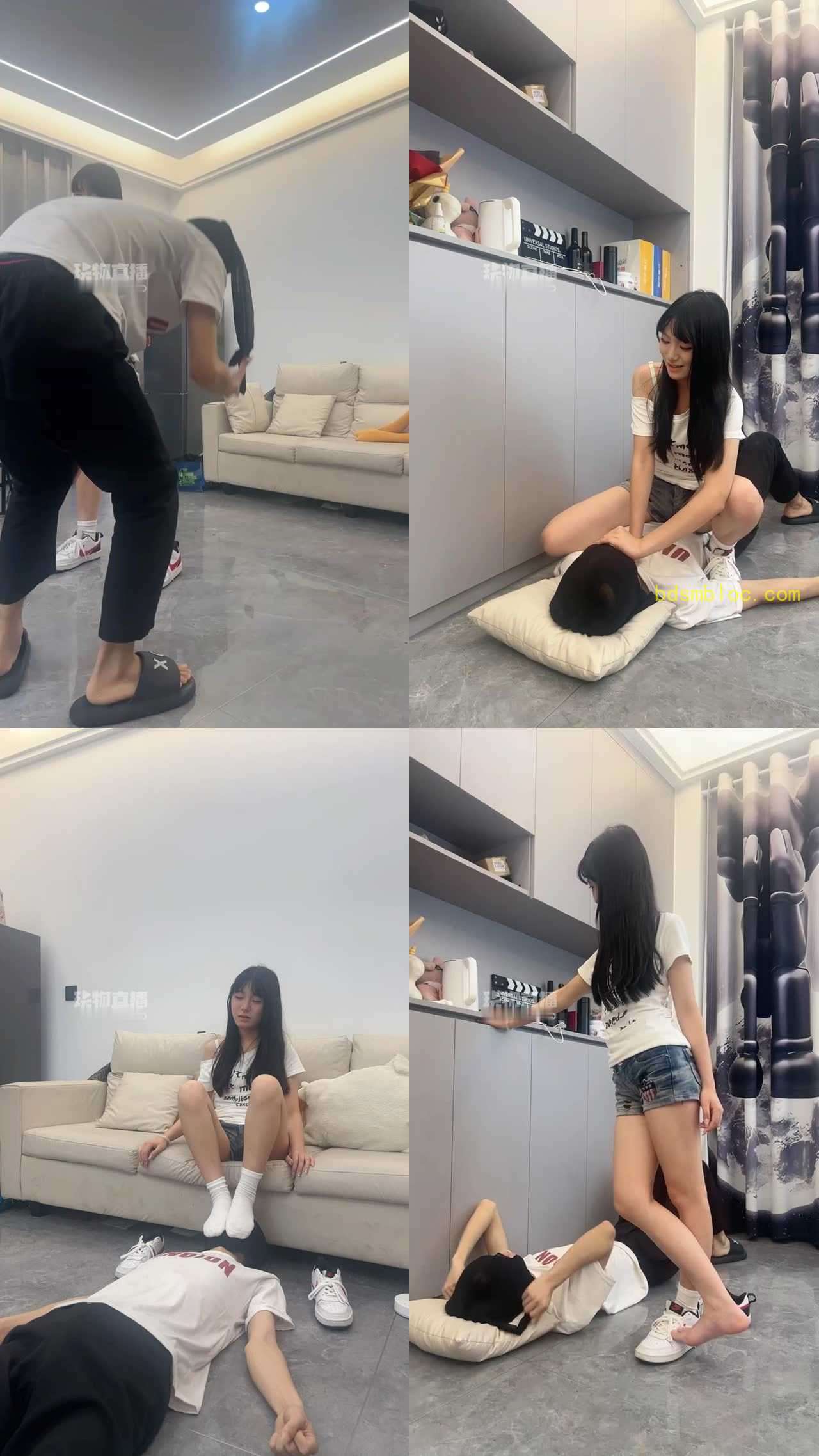 【白鹭】踢裆踩踏窒息