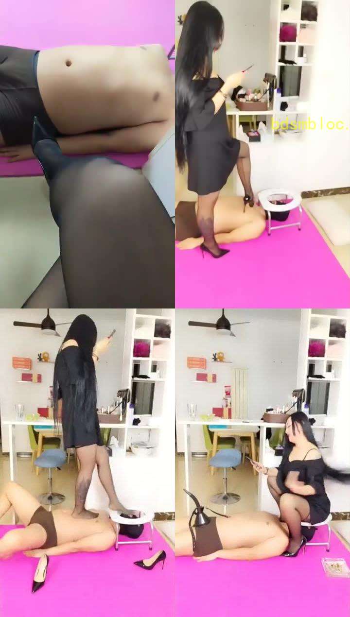 【不美】踩踏做脸圣水 不美S