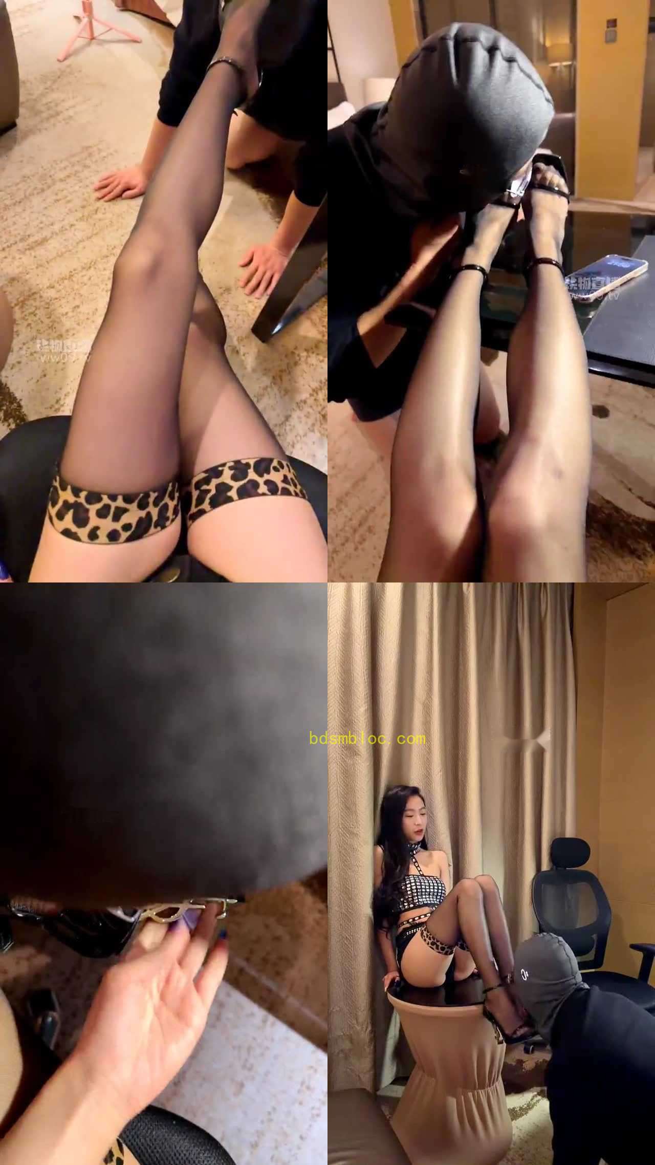 【木木S】性格黑丝凉高调教娇嗔弟弟舔鞋舔脚黑丝深喉
