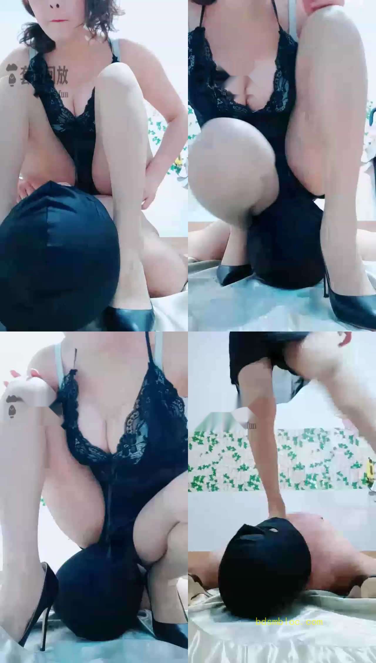 【艾丽莎女神】胯下羞辱，舔闻，口舌（已删视频）