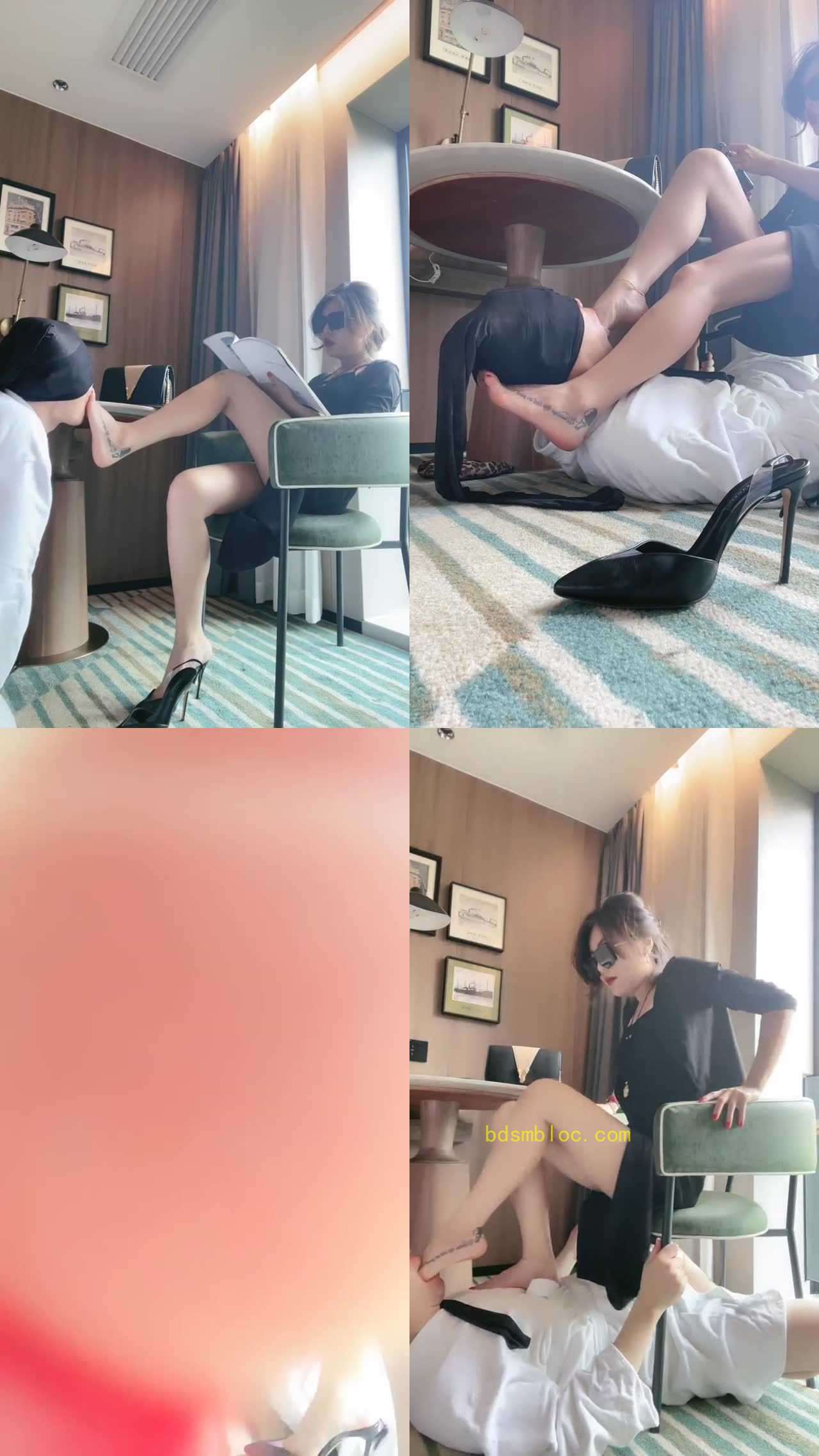 【歌迪丝】大嘴脚奴 深喉太舒服了