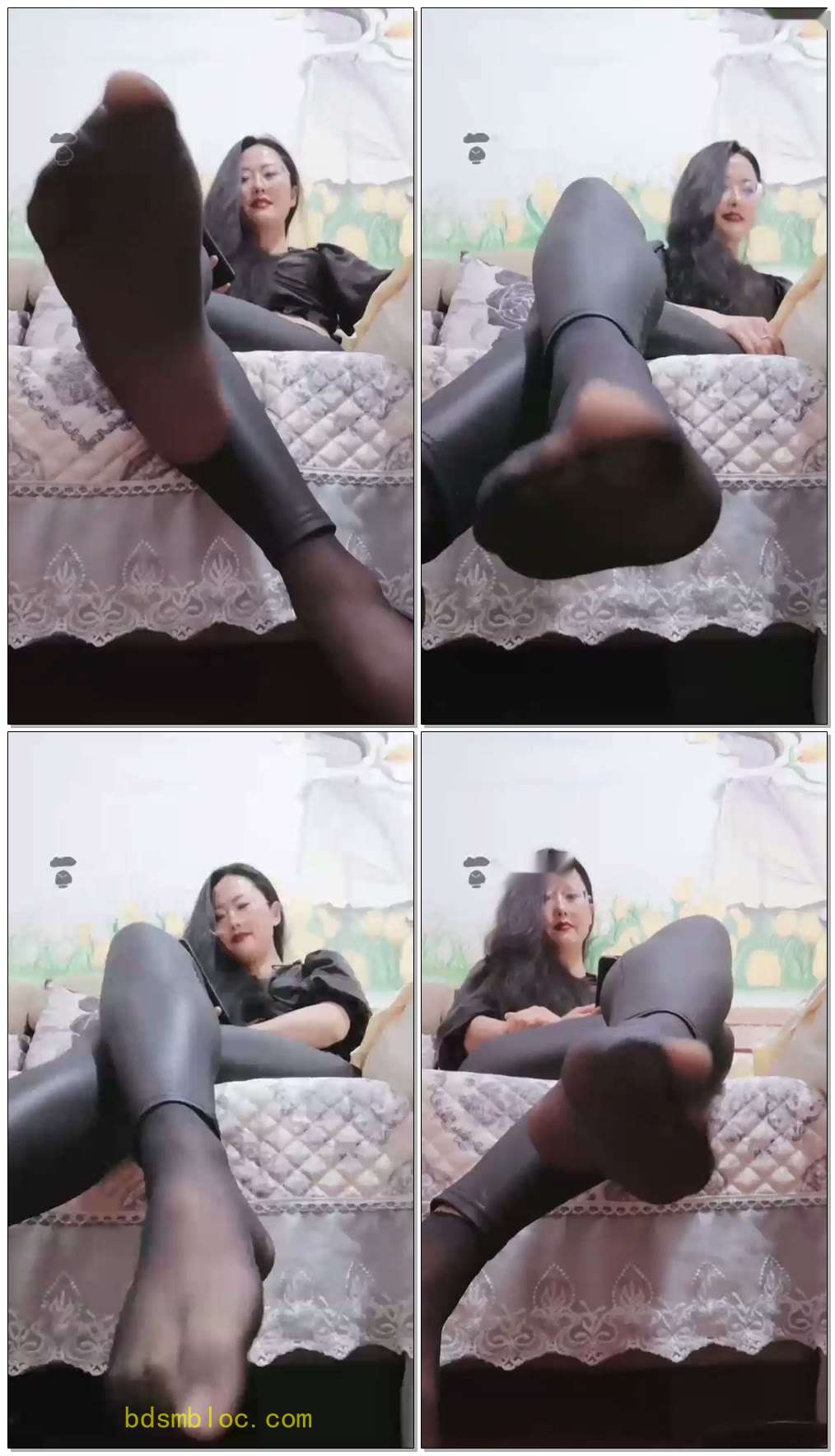 【女王菲主】第一视角红绿灯黑丝
