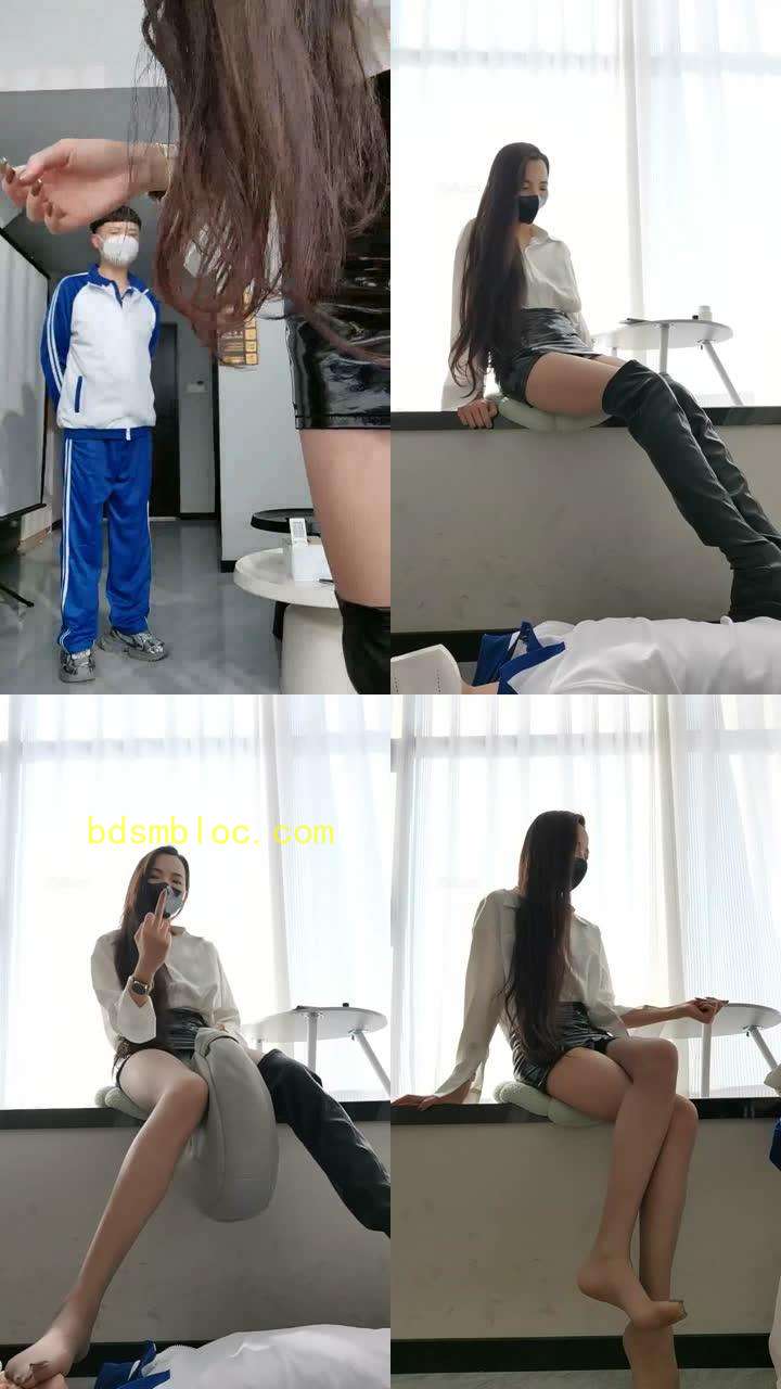 【皮皮】肉丝长靴ol女神老师教育学生汪