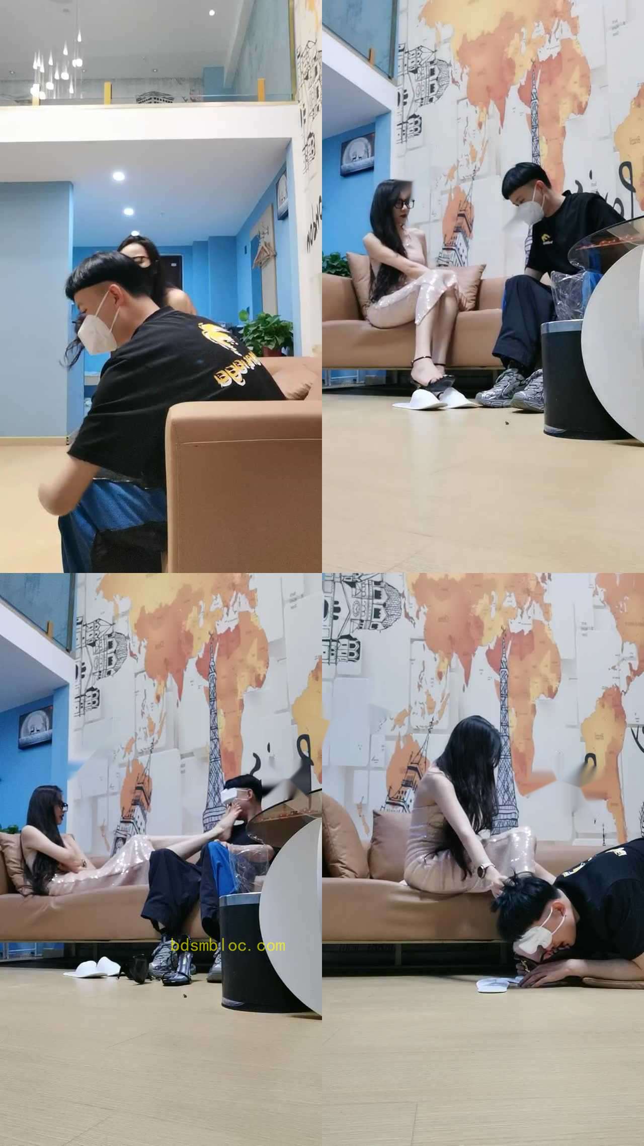 【皮皮】开发妹夫做狗-玉足喂食/玉足诱惑