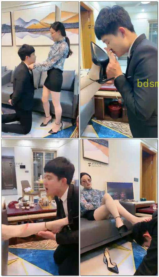 【苏曼】苏曼女王调教糖糖做狗臣服