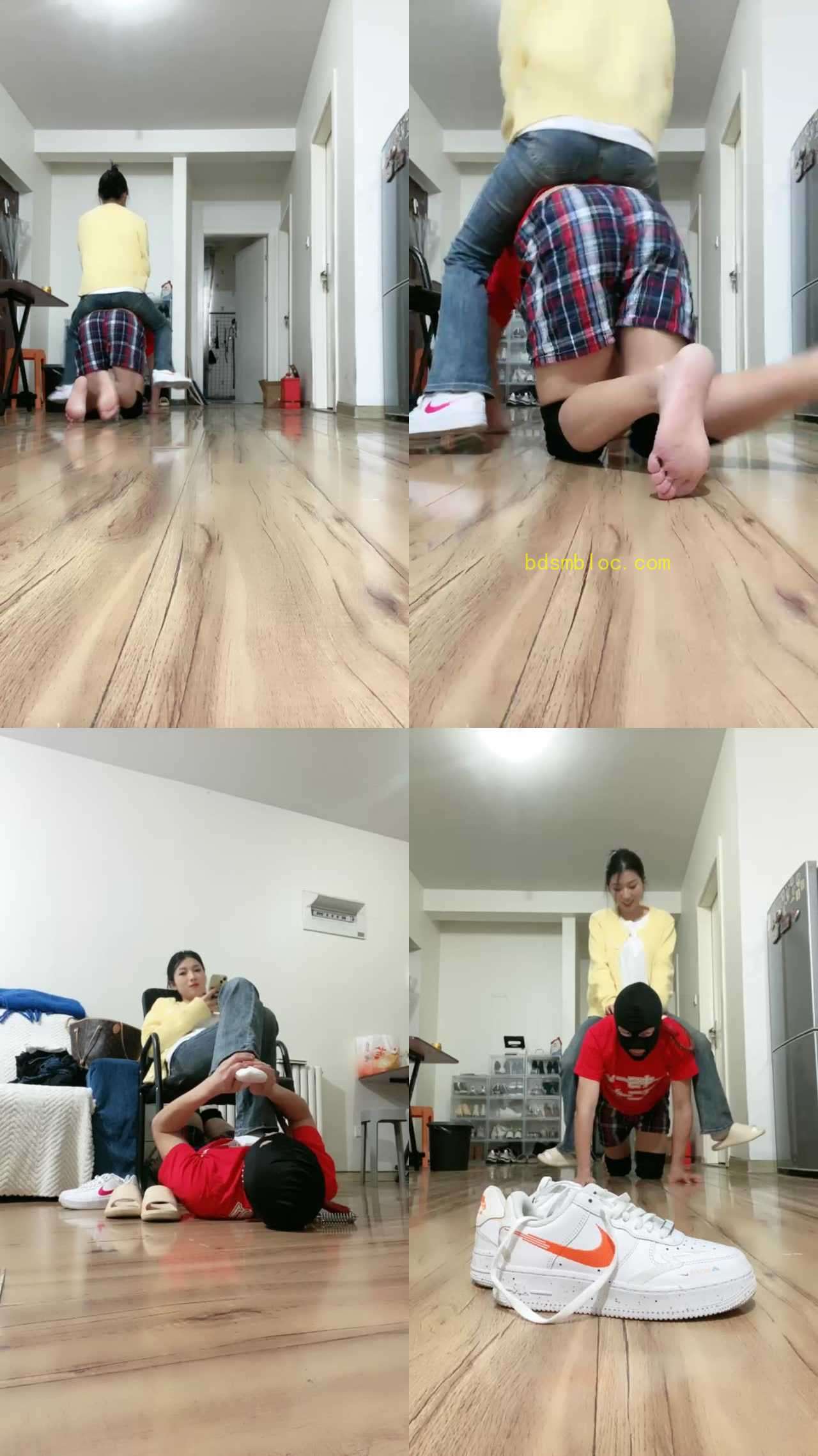 【海绵大大】捏脚伺候钻胯羞辱家奴骑马专场