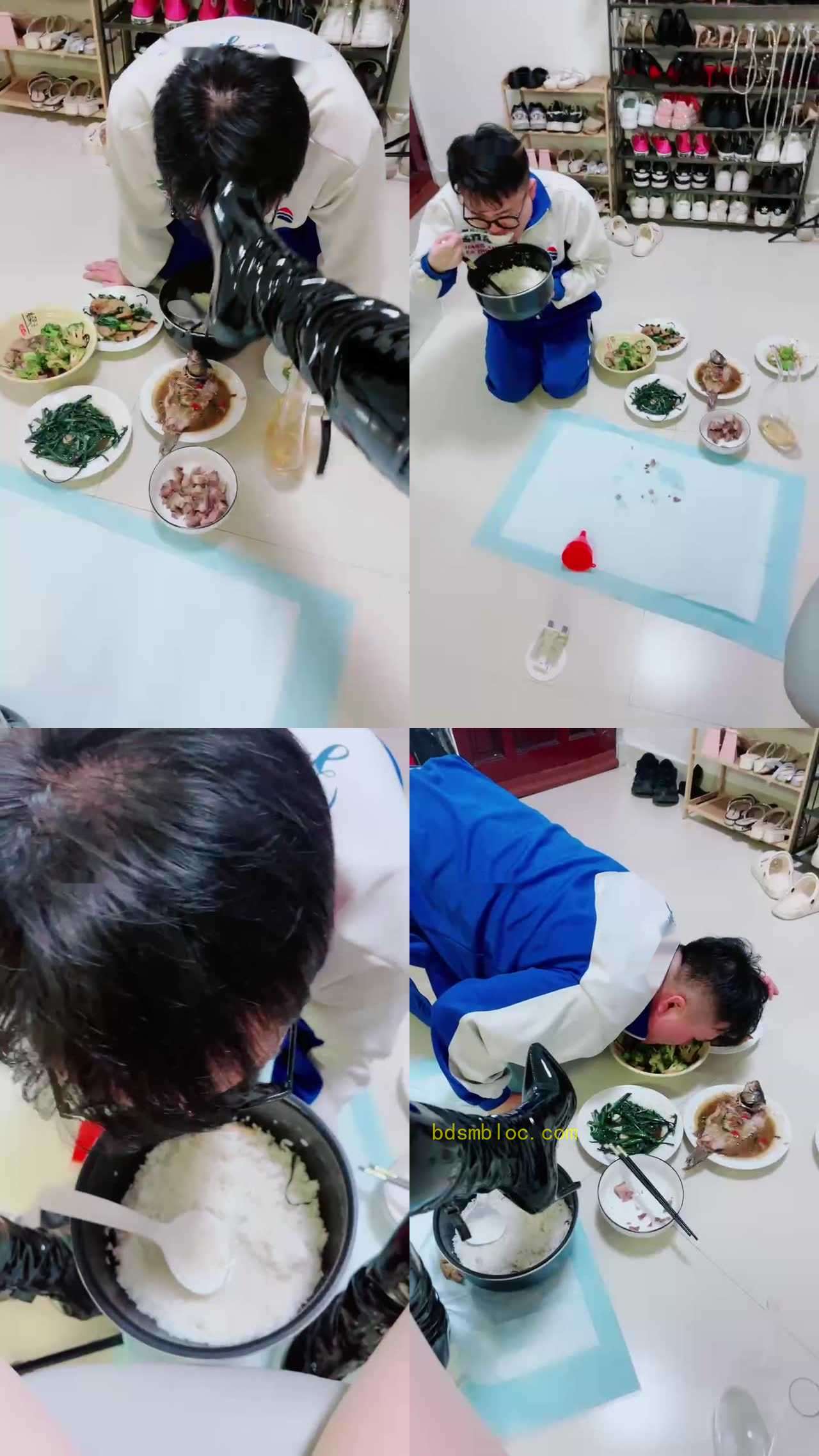 【甜心教主】吃不完圣水浓痰泡饭就挨打