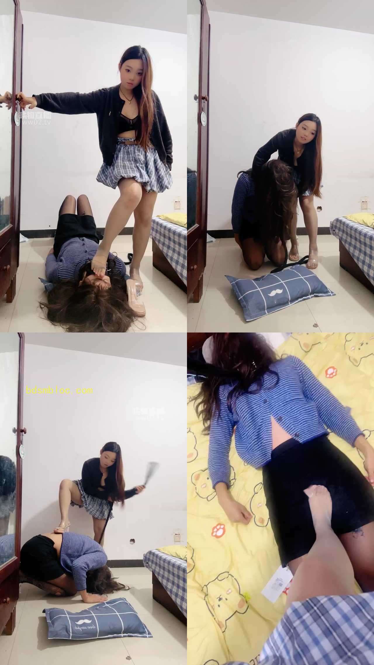 【忘忧情侣主】调教女装变态狂