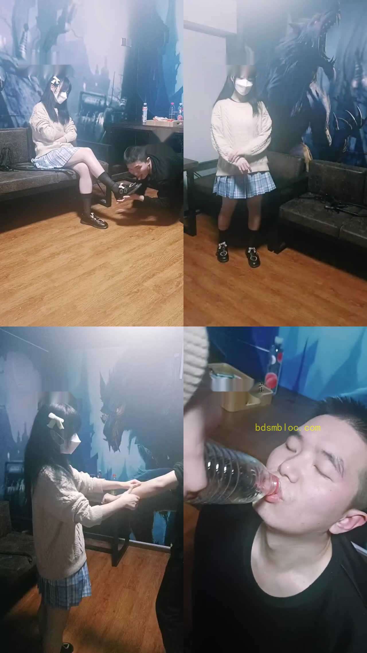 【开发素人】重庆最美女仆小七暴力tj男神