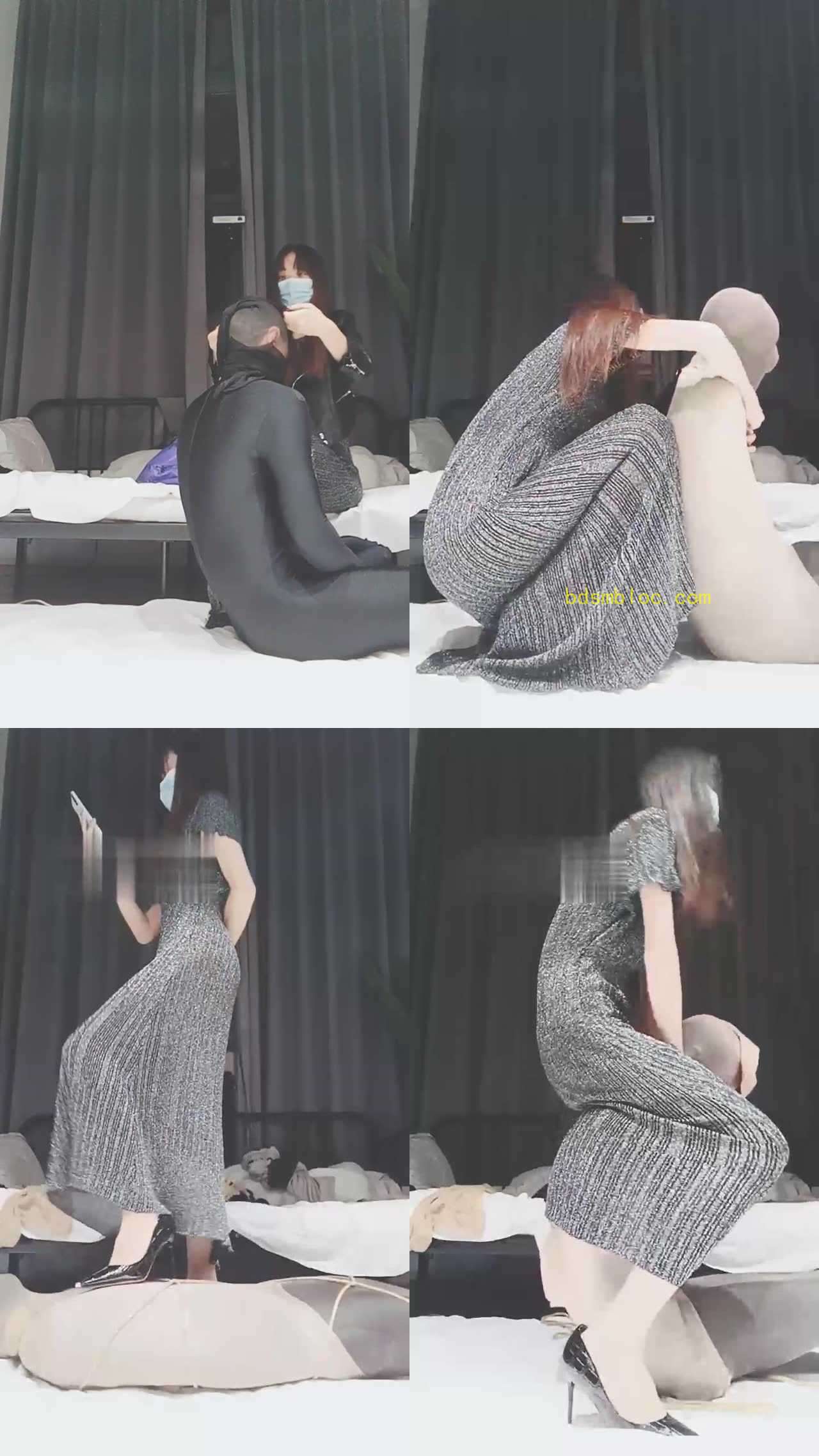 【美娜格格】全包窒息地毯狗