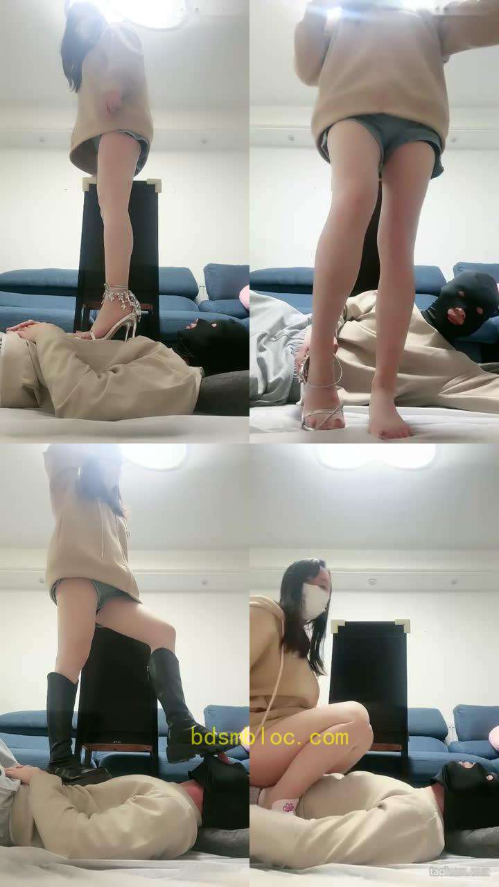 【桃子老师】高跟鞋踩踏专场