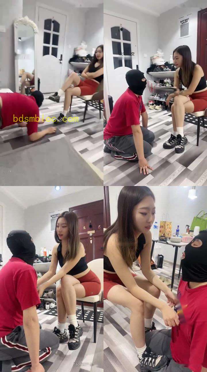 【Jenn情侣主】TJ鞭打虐乳耳光清理鞋底