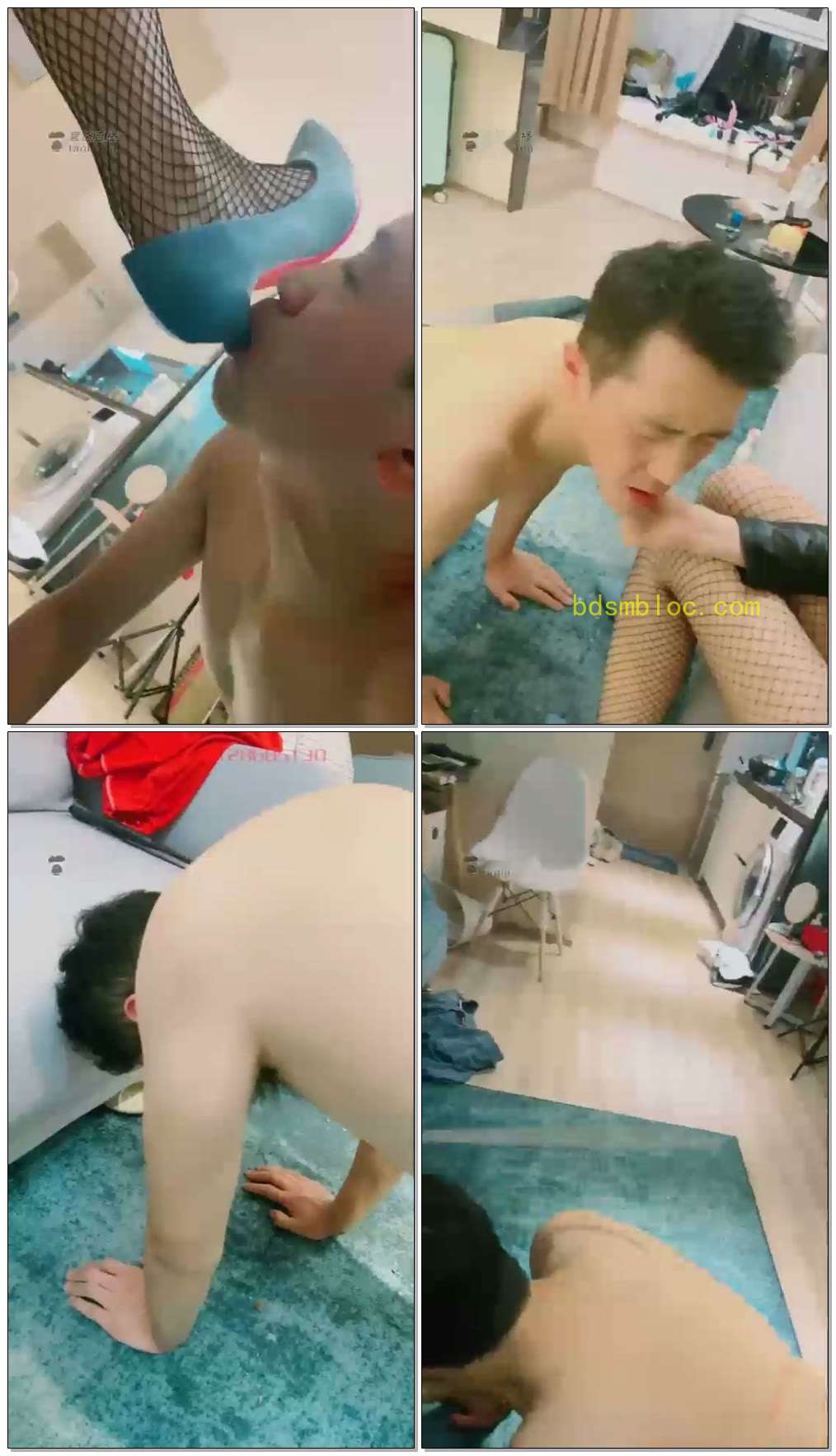 【冷菱S】重度虐奴，鞭打恋足虐乳