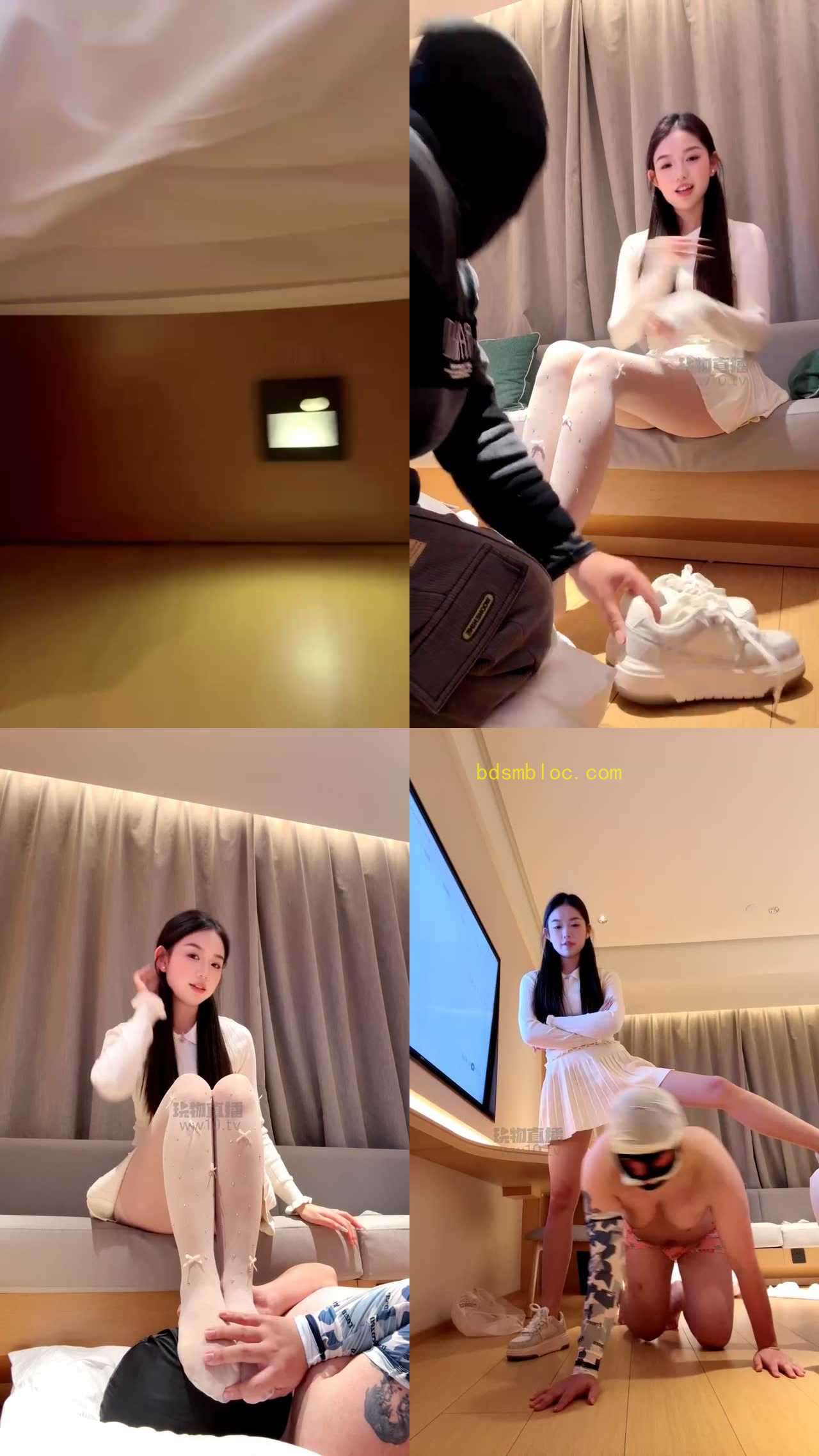 【妮可S】调教有恋足癖的表哥