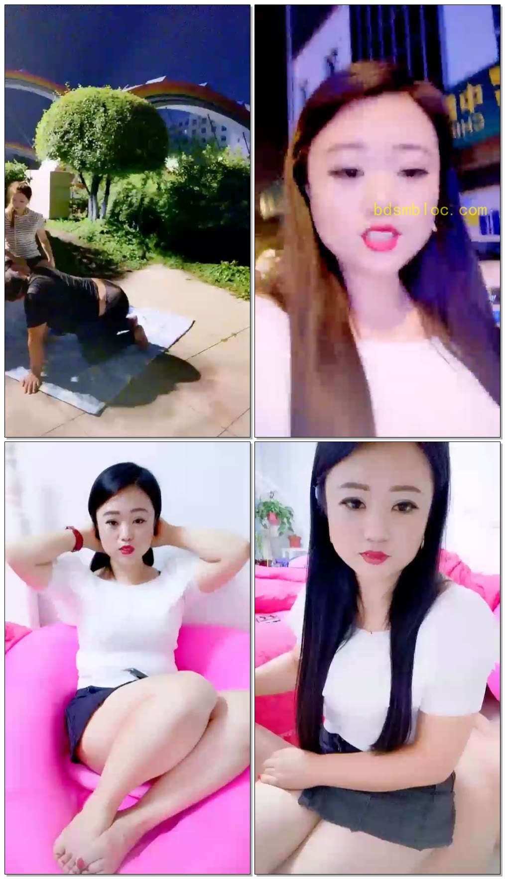 【乐乐&amp;阳阳】户外调教擦鞋匠