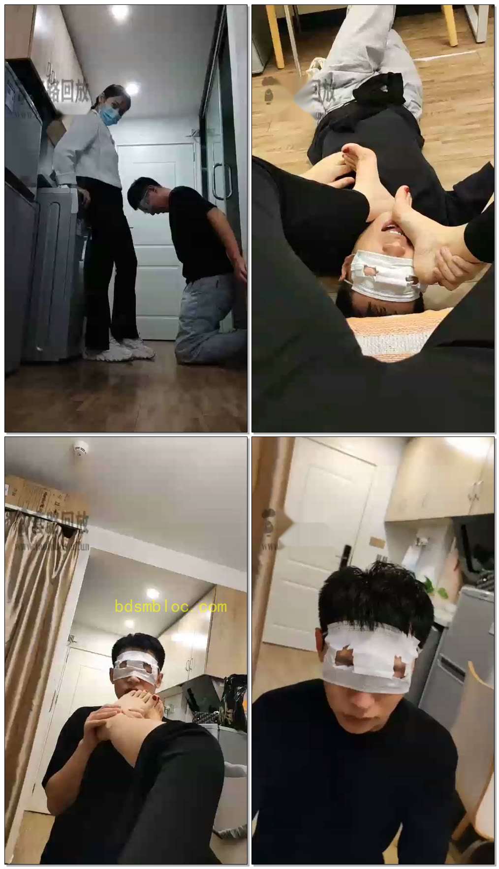 【御严s】（梵高）强迫舔鞋底，踩档T档原味棉袜