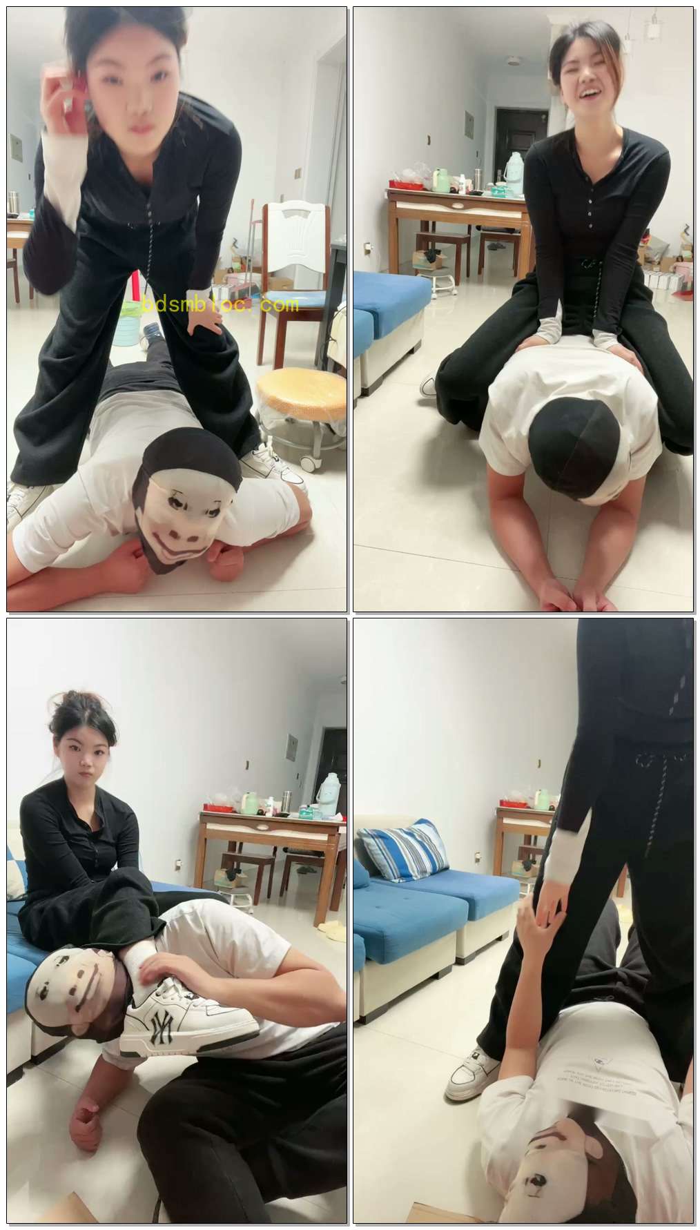 【锅盖子s】素人妮妮首次欺负我，我太惨了