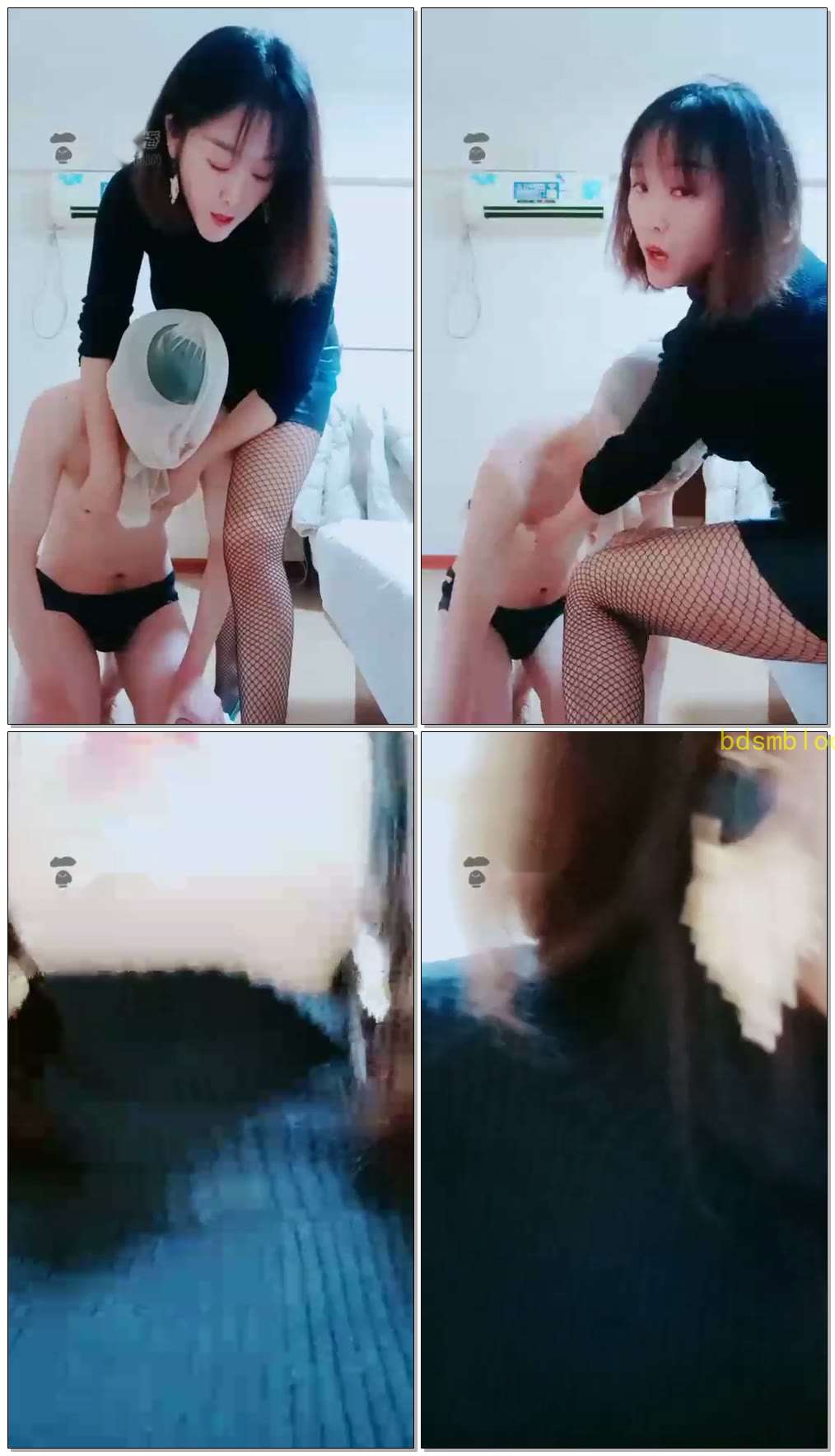 【艾丽莎】虐乳，口舌，夹头