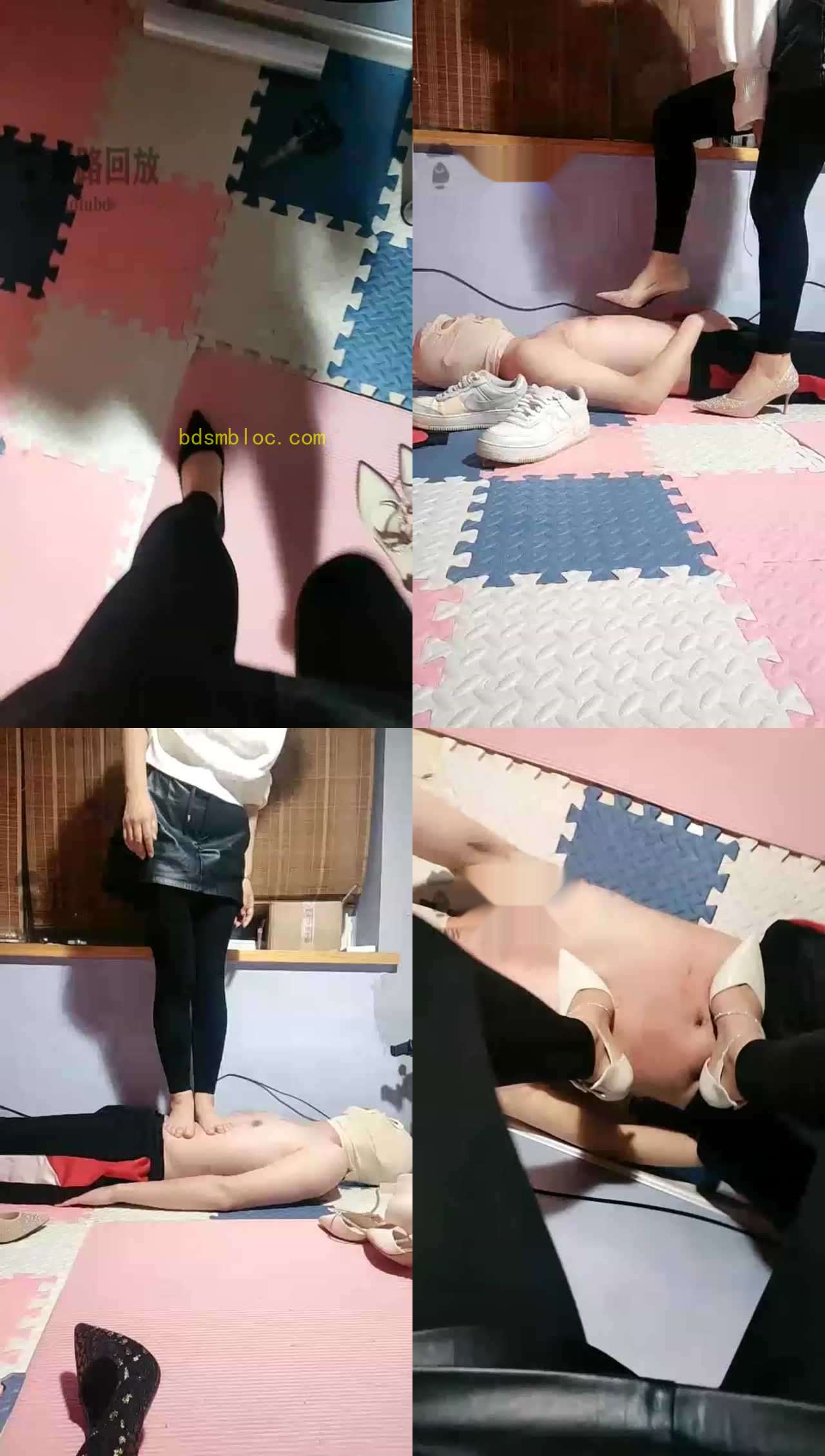【Audrey丶雪儿】全体重高跟踩踏